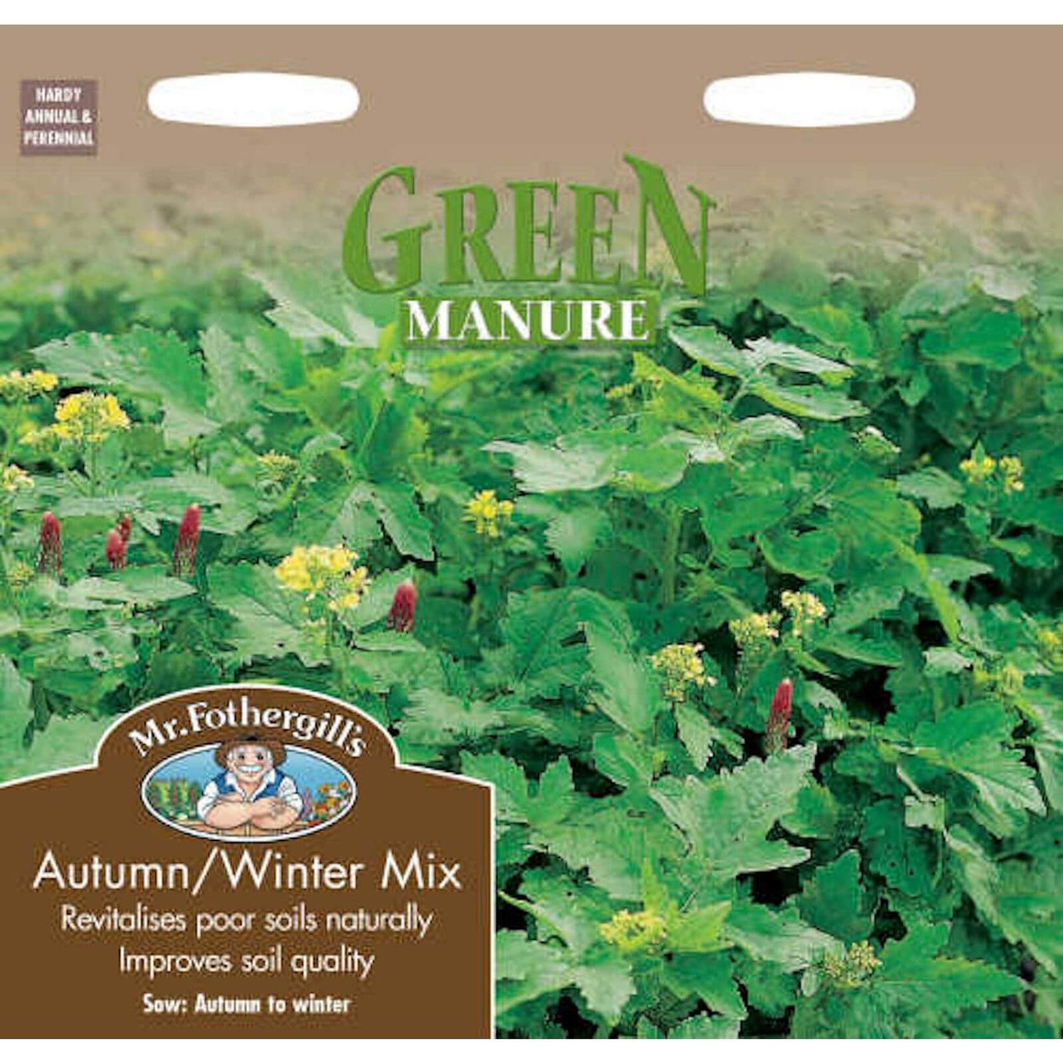 Pictorial Packet Mr Fothergills Green Manure Crimson Clover 51g Seeds