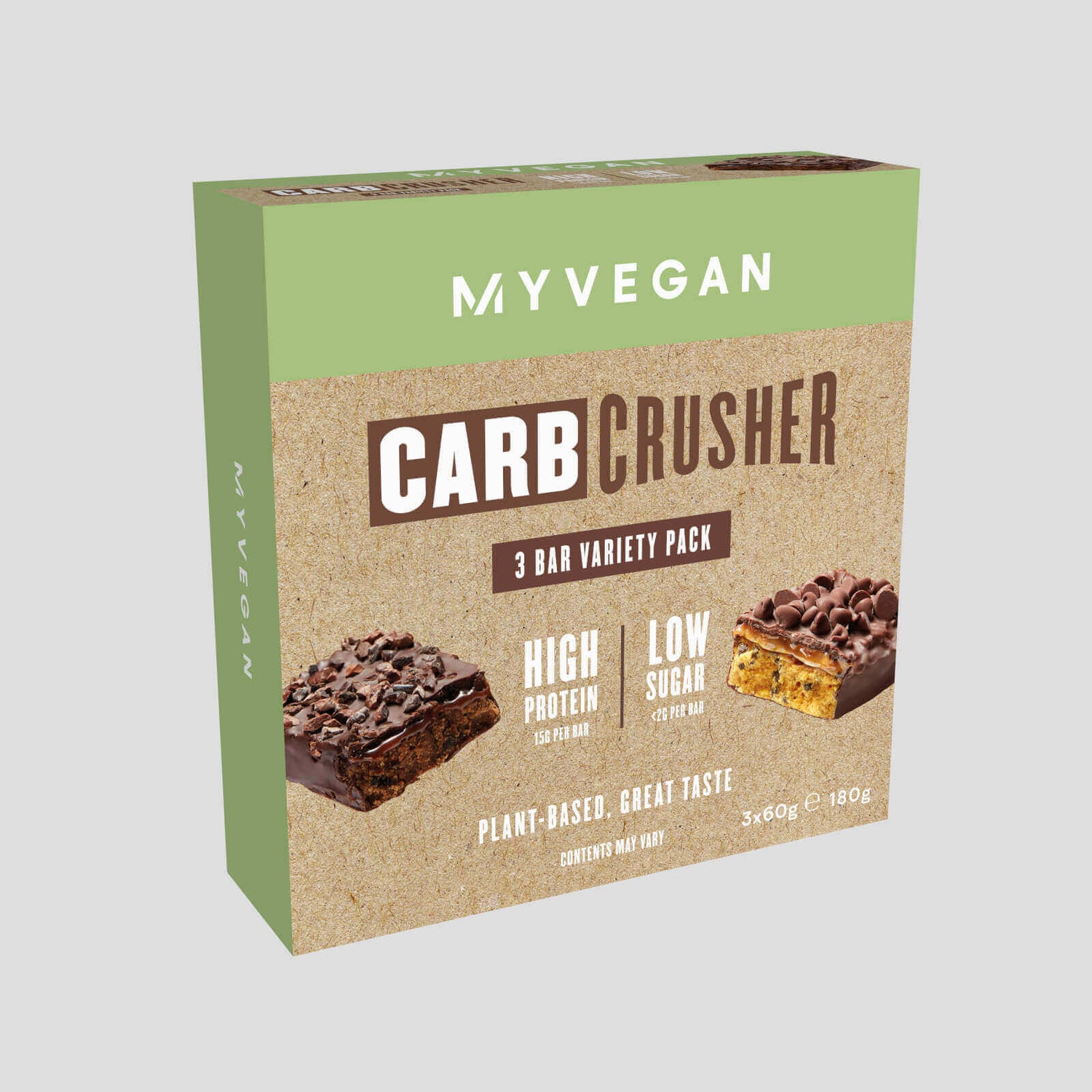Tyčinka Vegan Carb Crusher (3 kusy v balení)