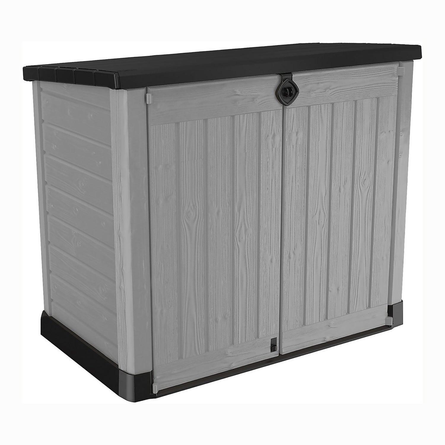 photo Garden Storage Bench Homebase keter store it out ace plastic outdoor garden storage shed 1200l grey graphite