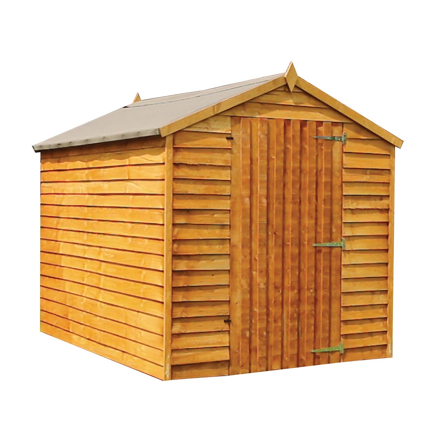 Mercia 8x6ft Overlap Apex Windowless Shed