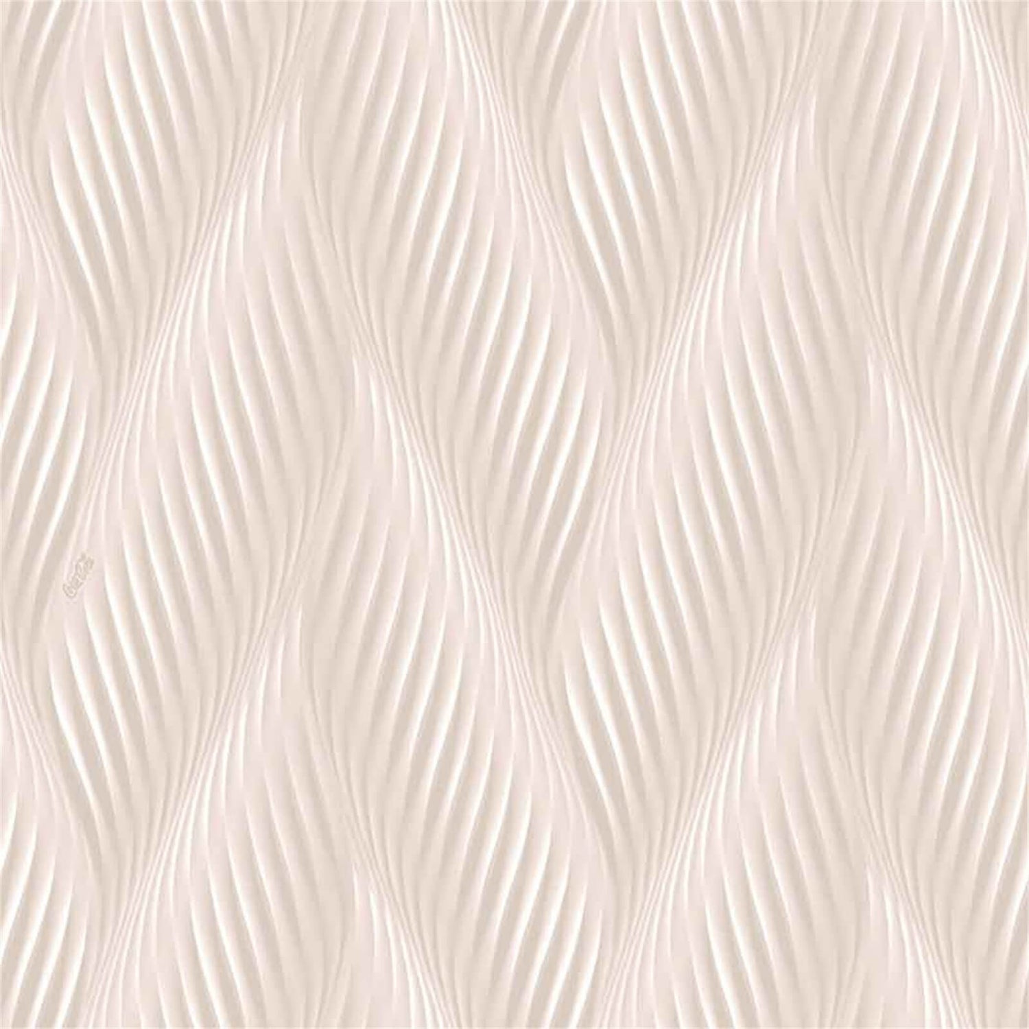 Belgravia Decor Coca Cola Geometric Embossed Metallic Wave Light Pink  Wallpaper | Homebase