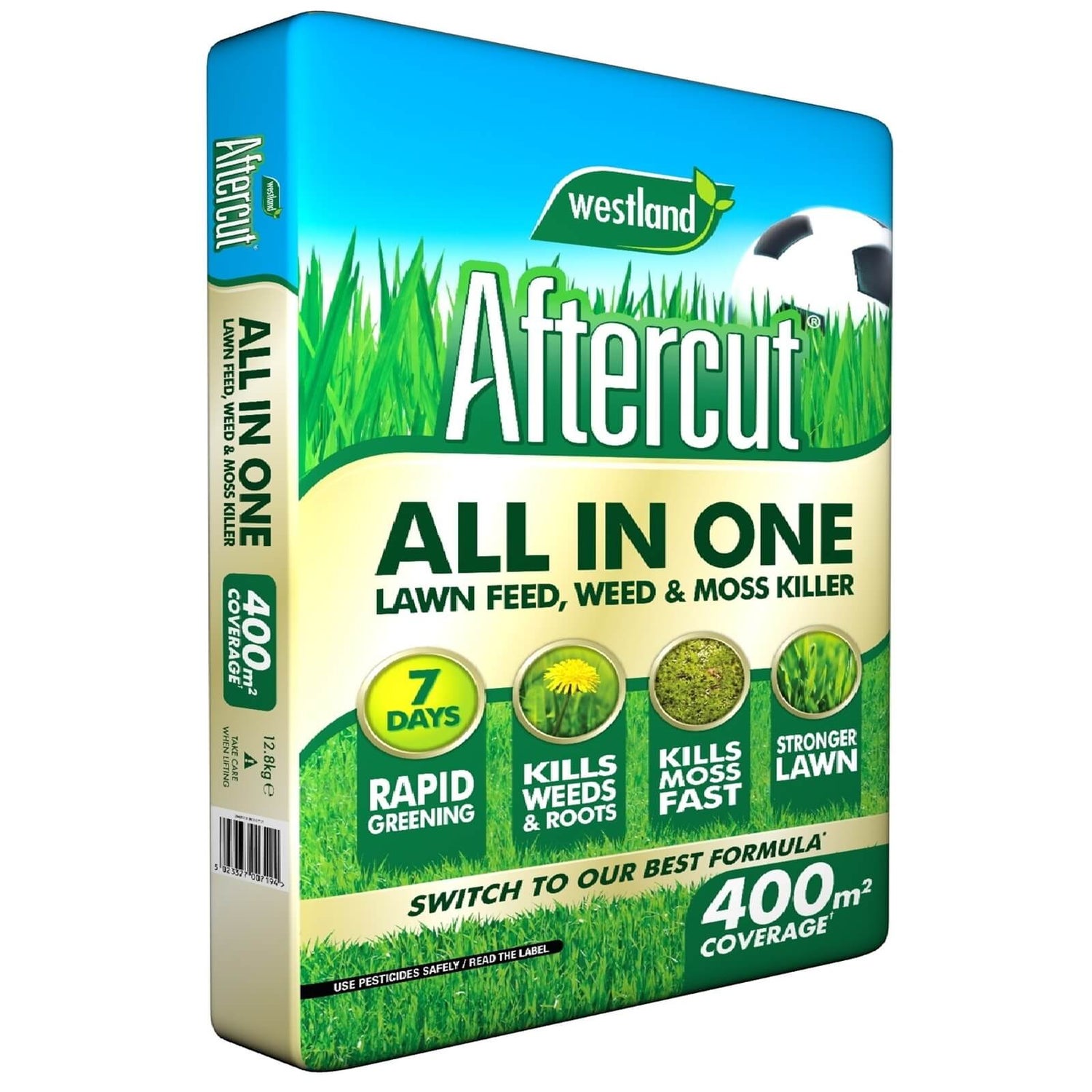 Aftercut All In One Lawn Feed Weed And Moss Killer 400m2 Homebase