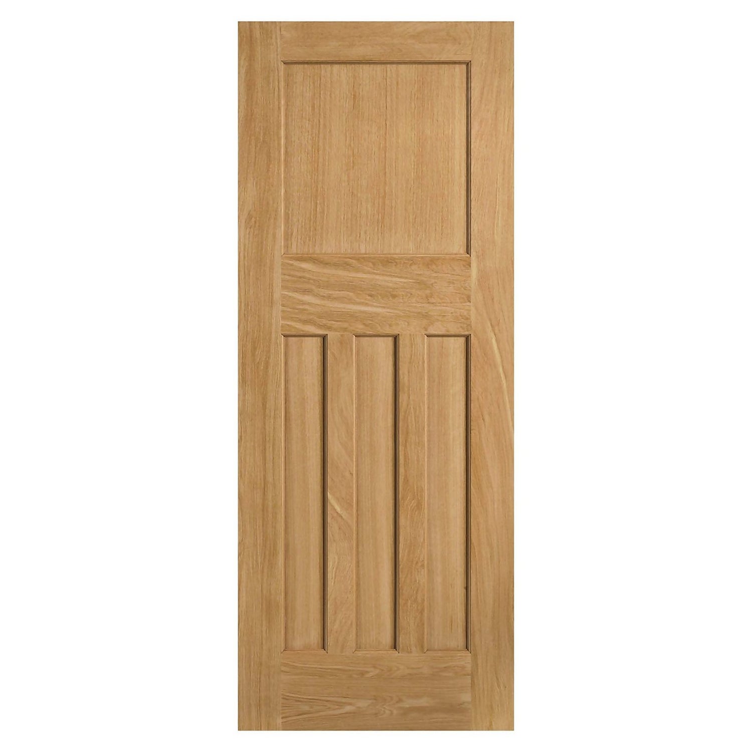 DX30 s Style Internal Unfinished Oak 4 Panel Door 762 x 1981mm