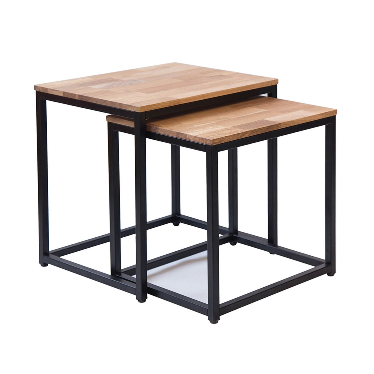Mirelle Nest of 2 Tables Black Homebase