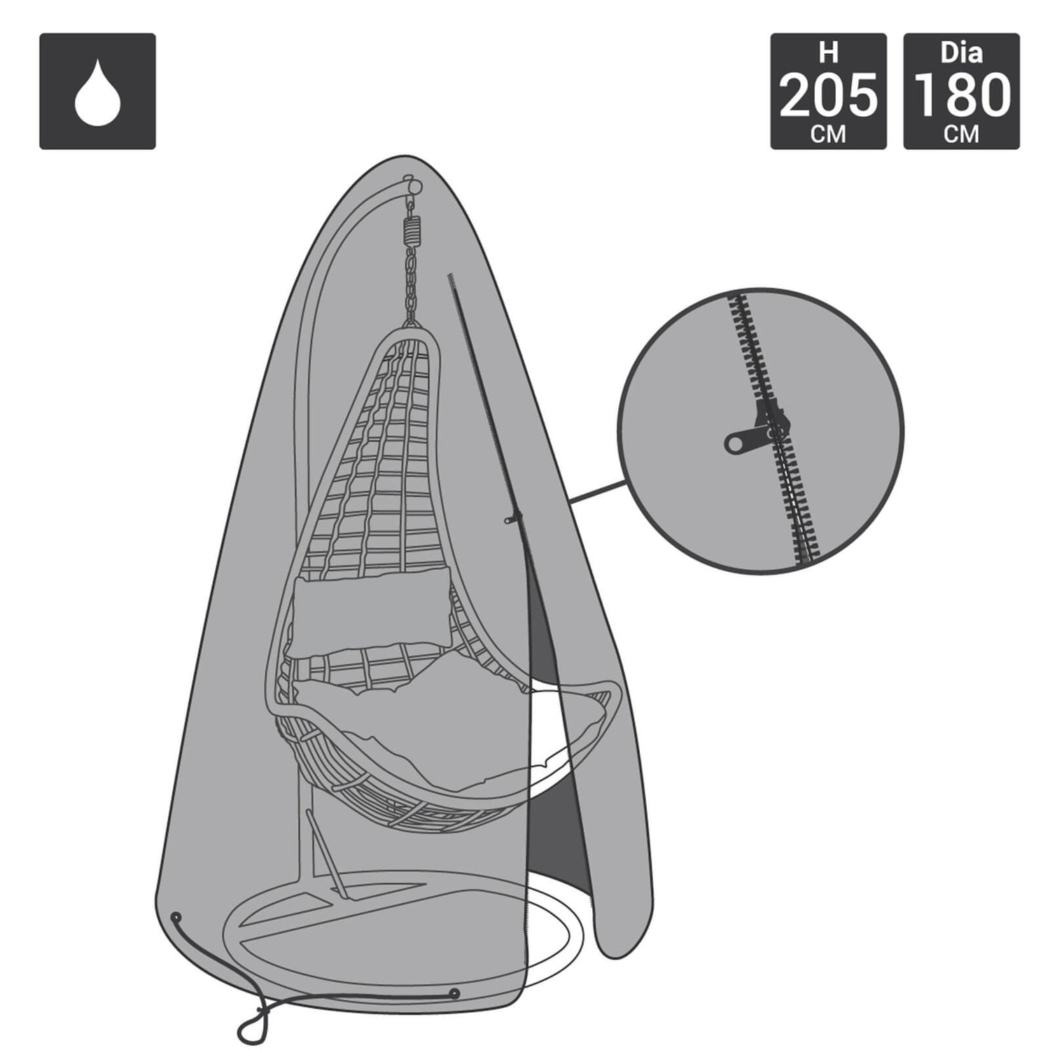 Charles bentley sale hanging chair
