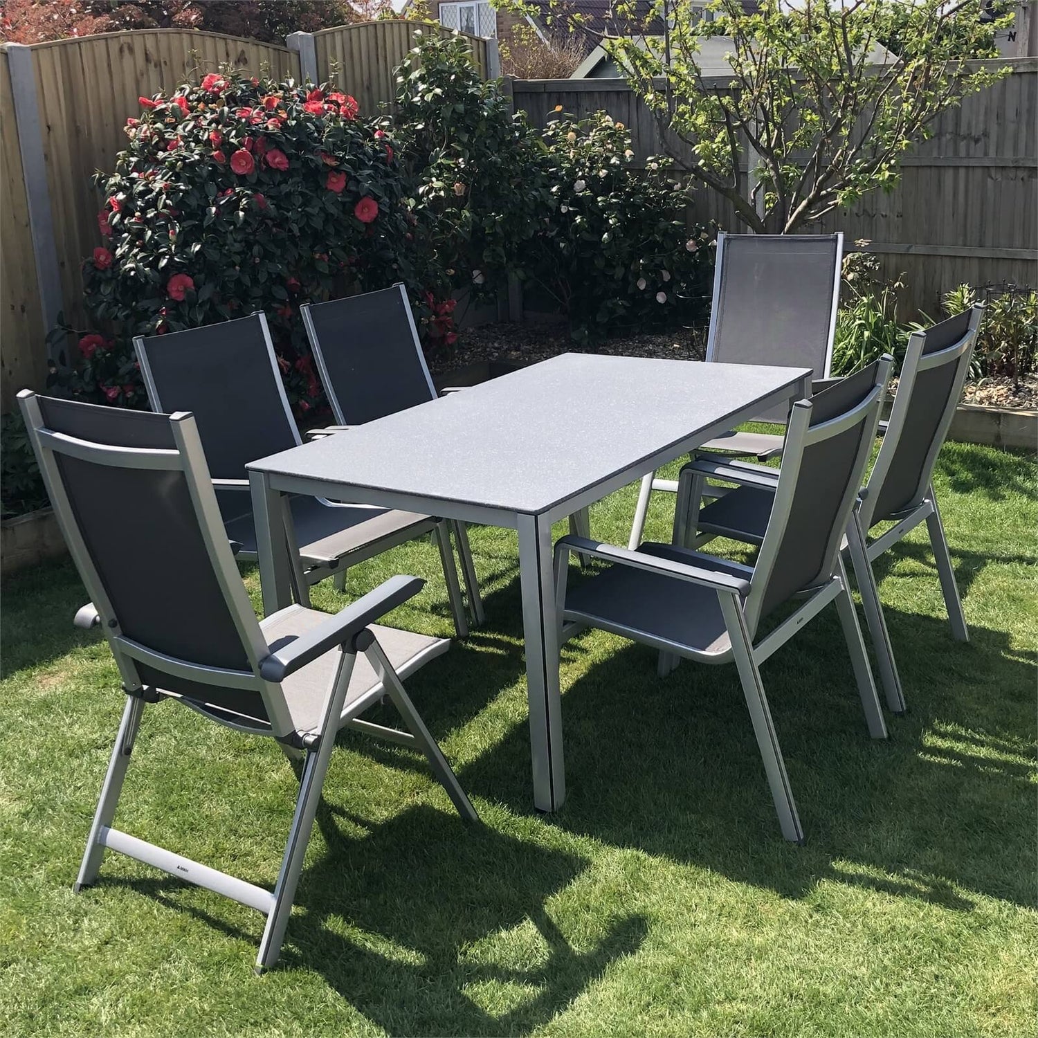 Homebase garden furniture table and chairs clearance