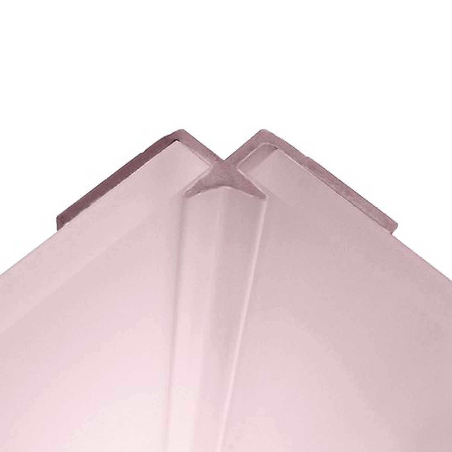 Wetwall Acrylic Internal Corner - Pale Pink