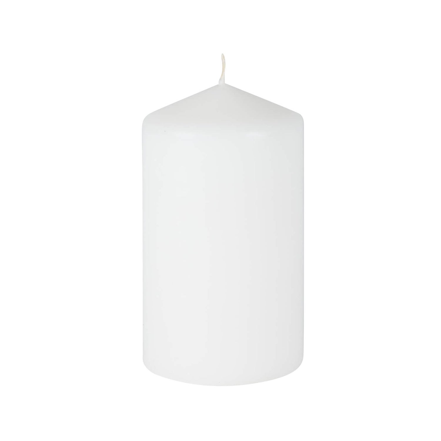 medium pillar candle white homebase