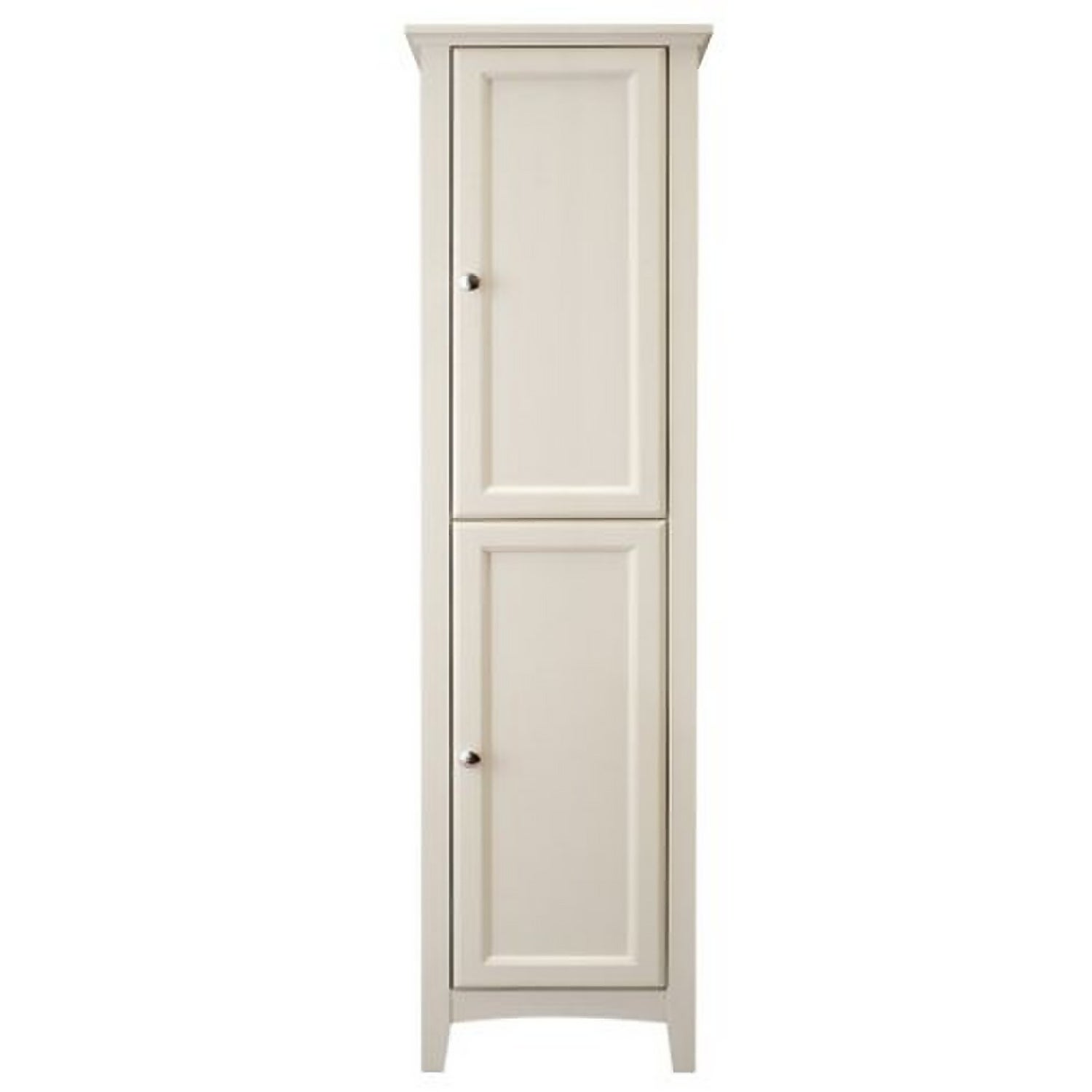Savoy 400mm Tall Floorstanding Storage Cabinet - Old English White