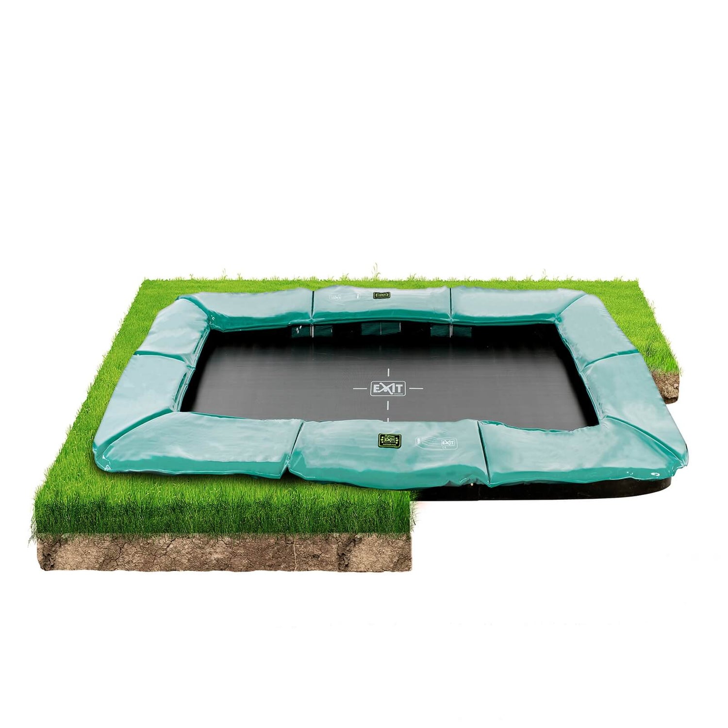 Exit in ground trampoline discount