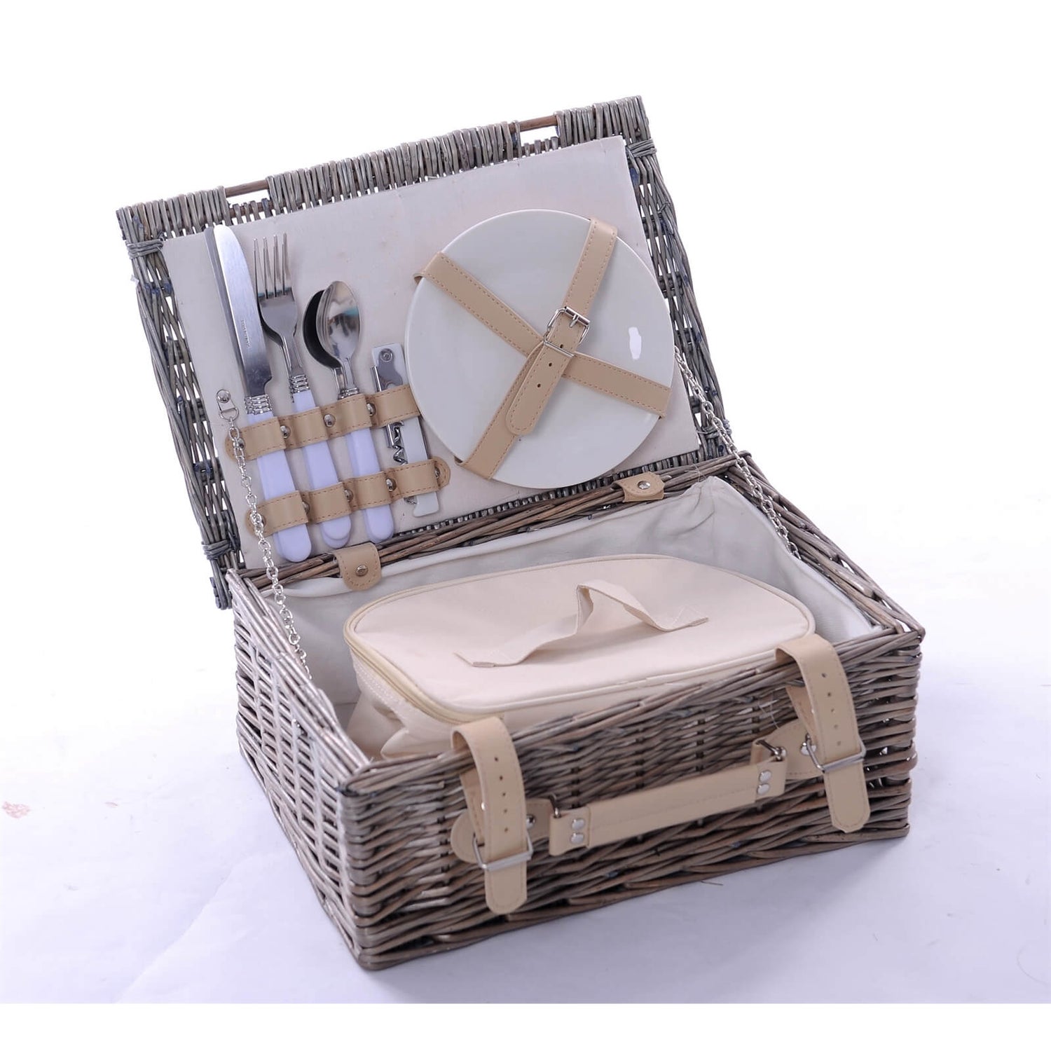 2 Person Wicker Picnic Set Homebase