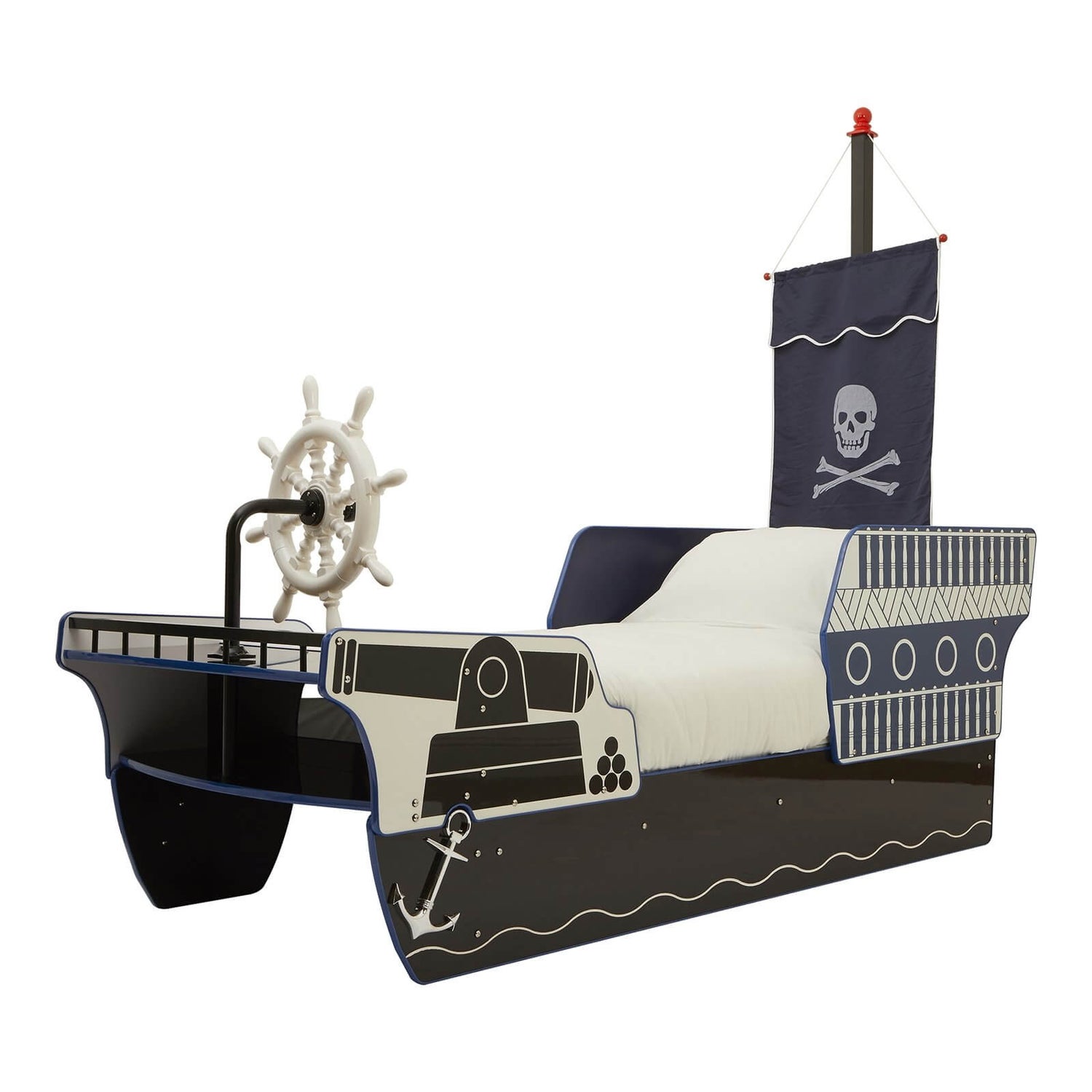 Kids Pirate Ship Bed Homebase, Ship Bed Frame