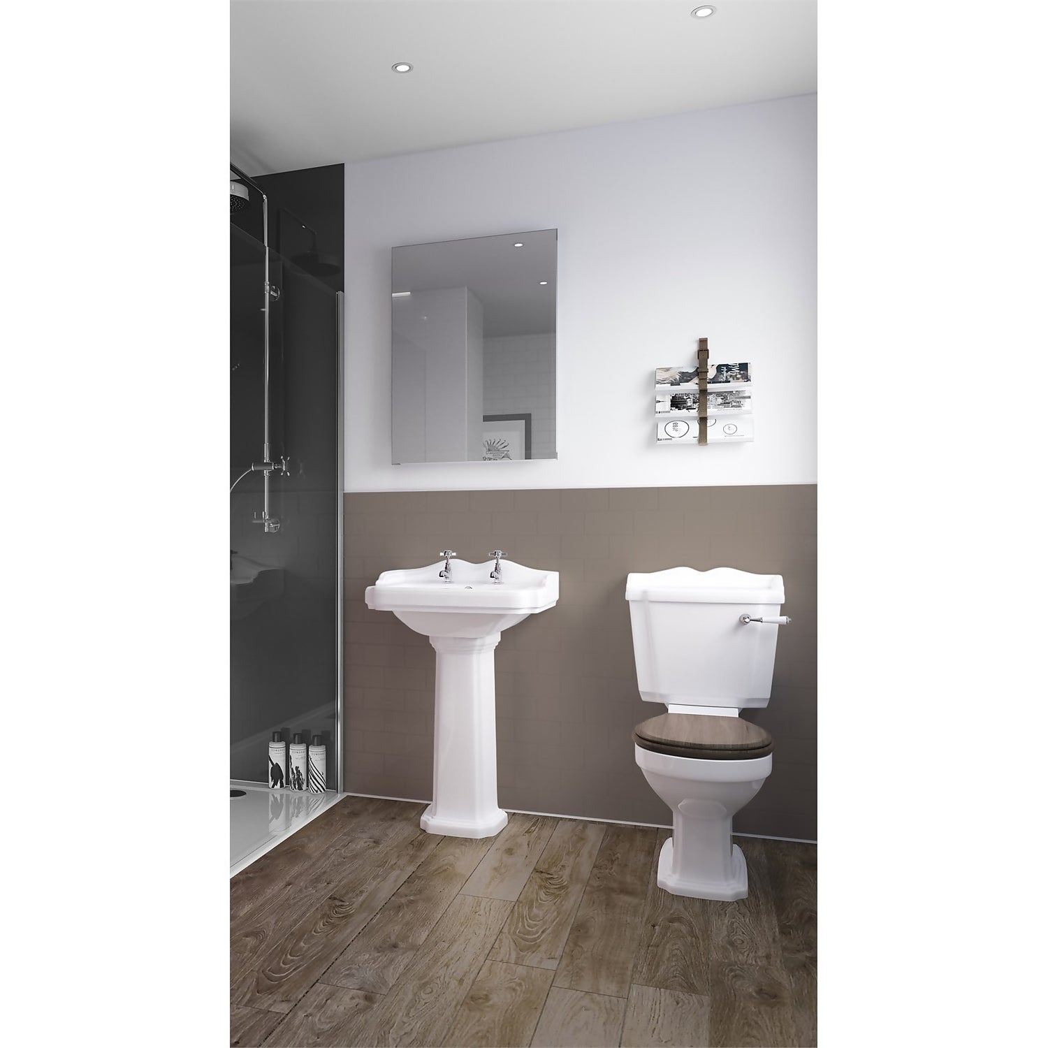 Wetwall Coffee 2 Sided Wall Kit - Composite