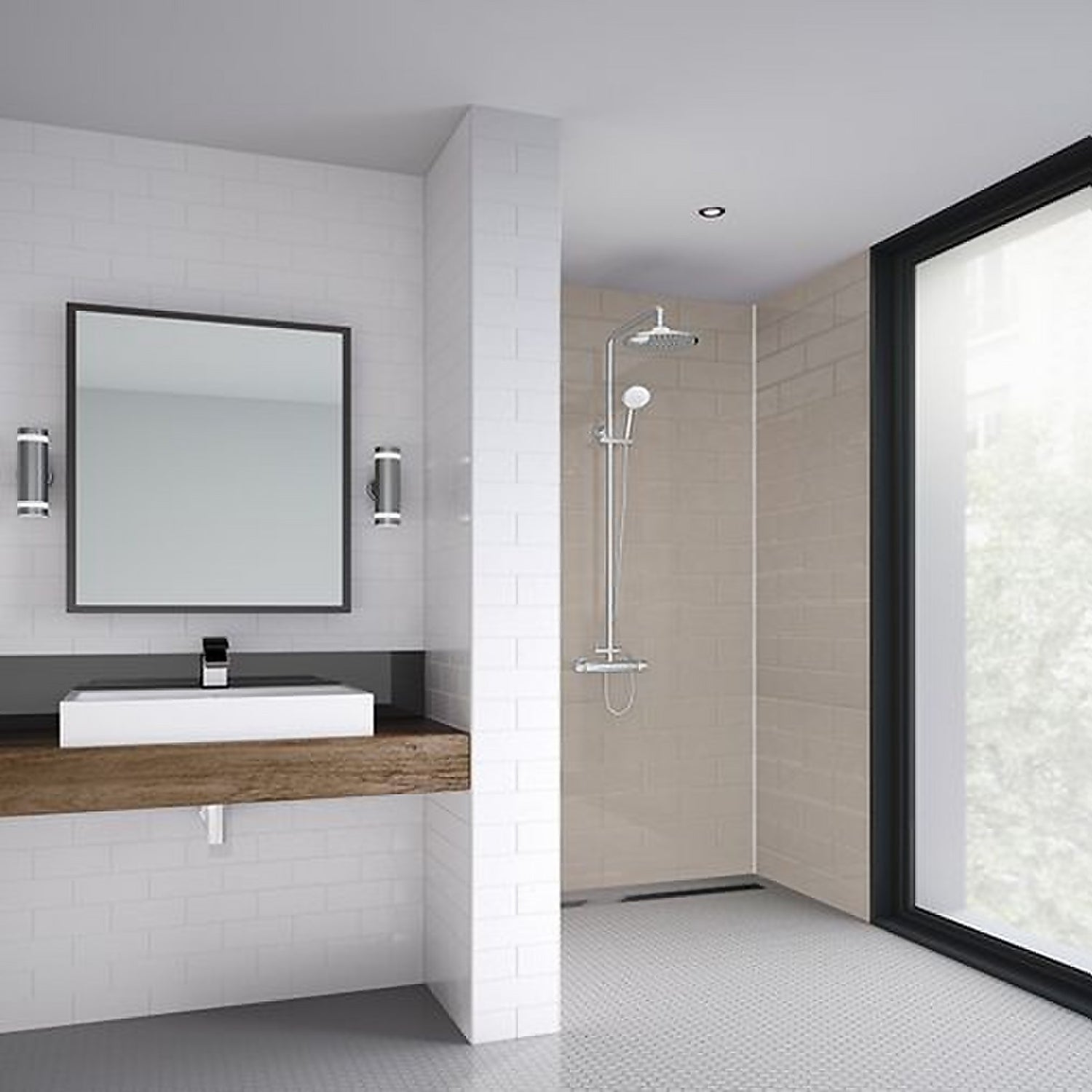 WETWALL COFFEE 1220MM SHOWER PANEL