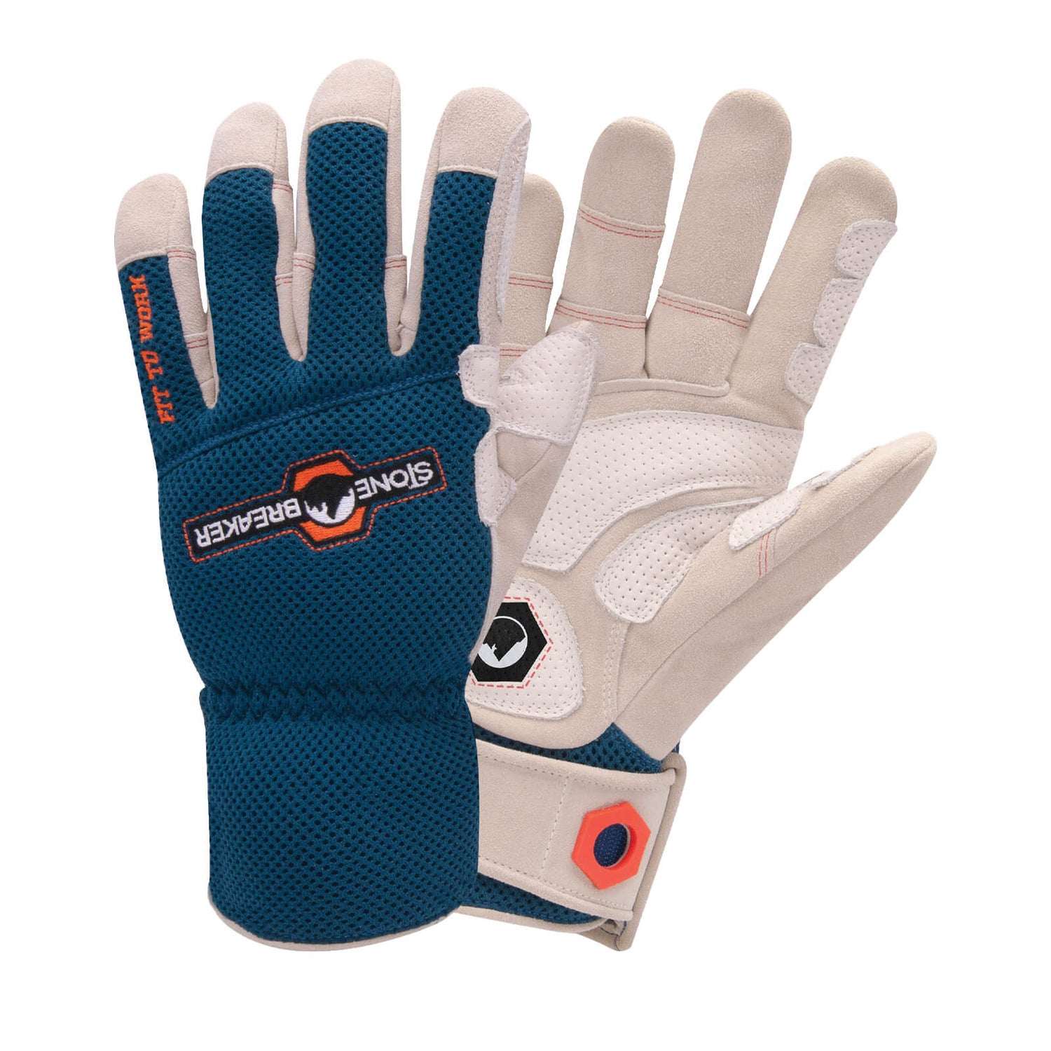 Blue EXT Pro Work Gloves L