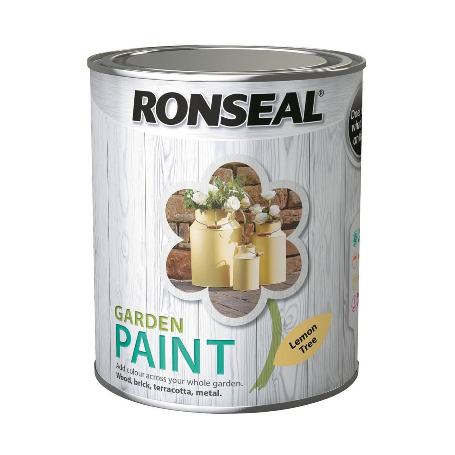 ronseal garden paint lemon tree 750ml homebase