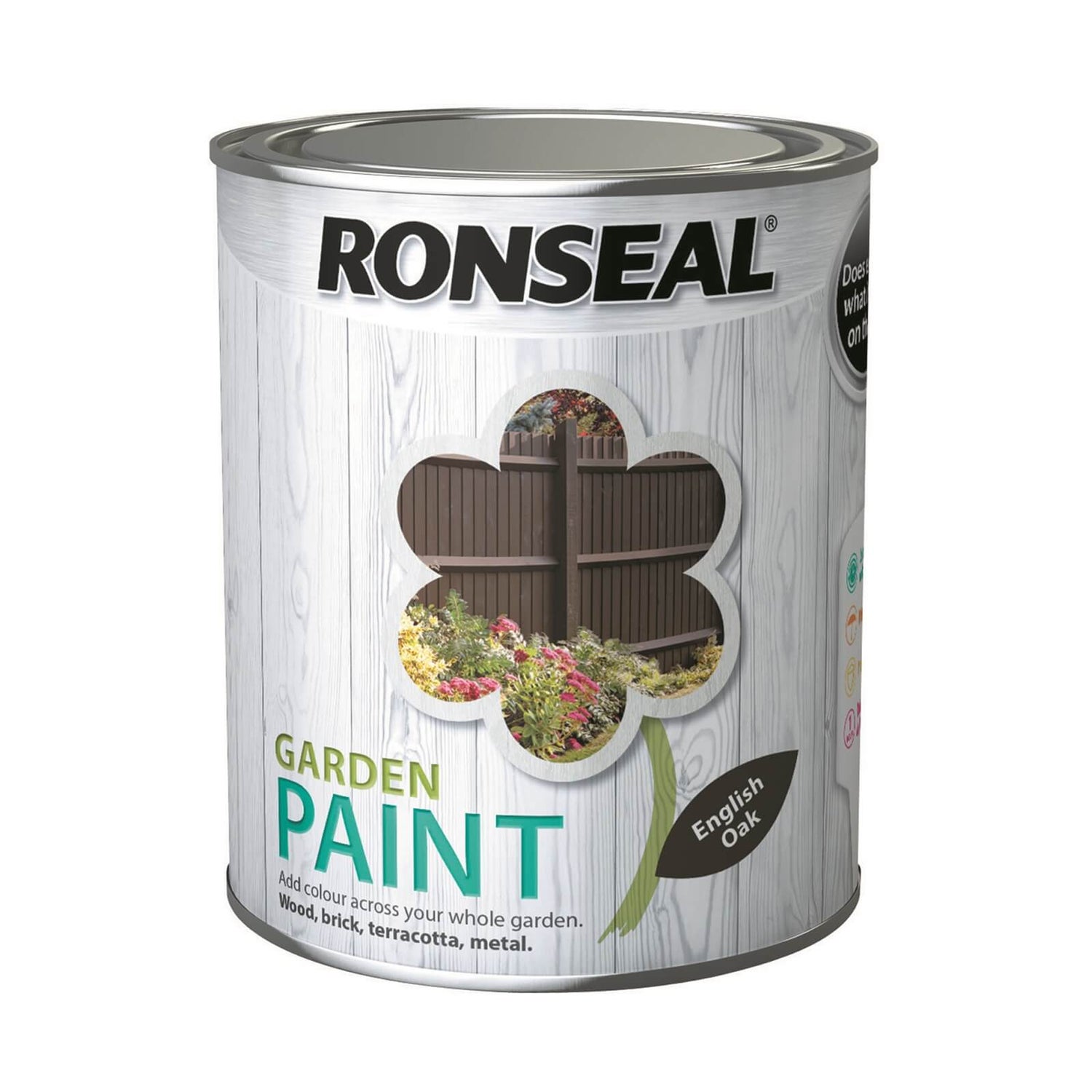 ronseal garden paint english oak 750ml homebase
