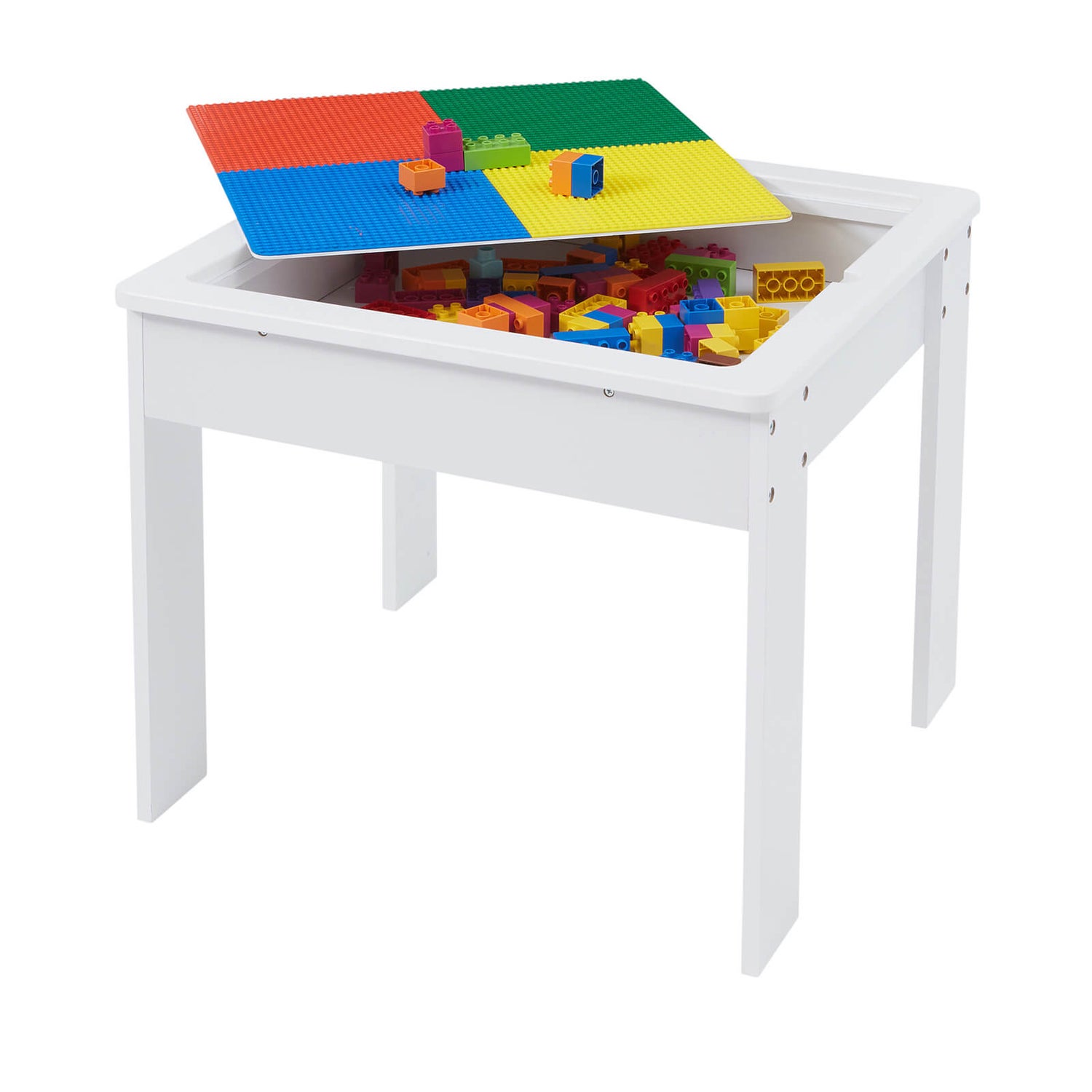 Activity Table with Reversible Top White