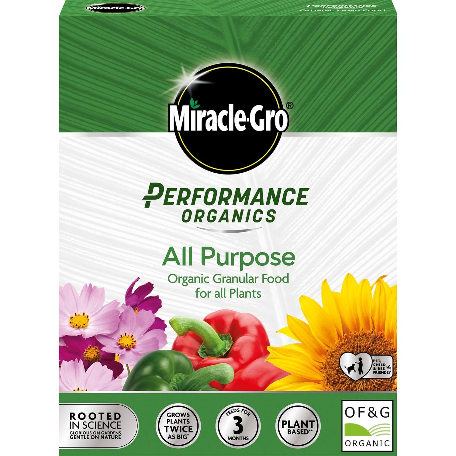 Miracle Gro Performance Organics All Purpose Plant Food 1kg Homebase