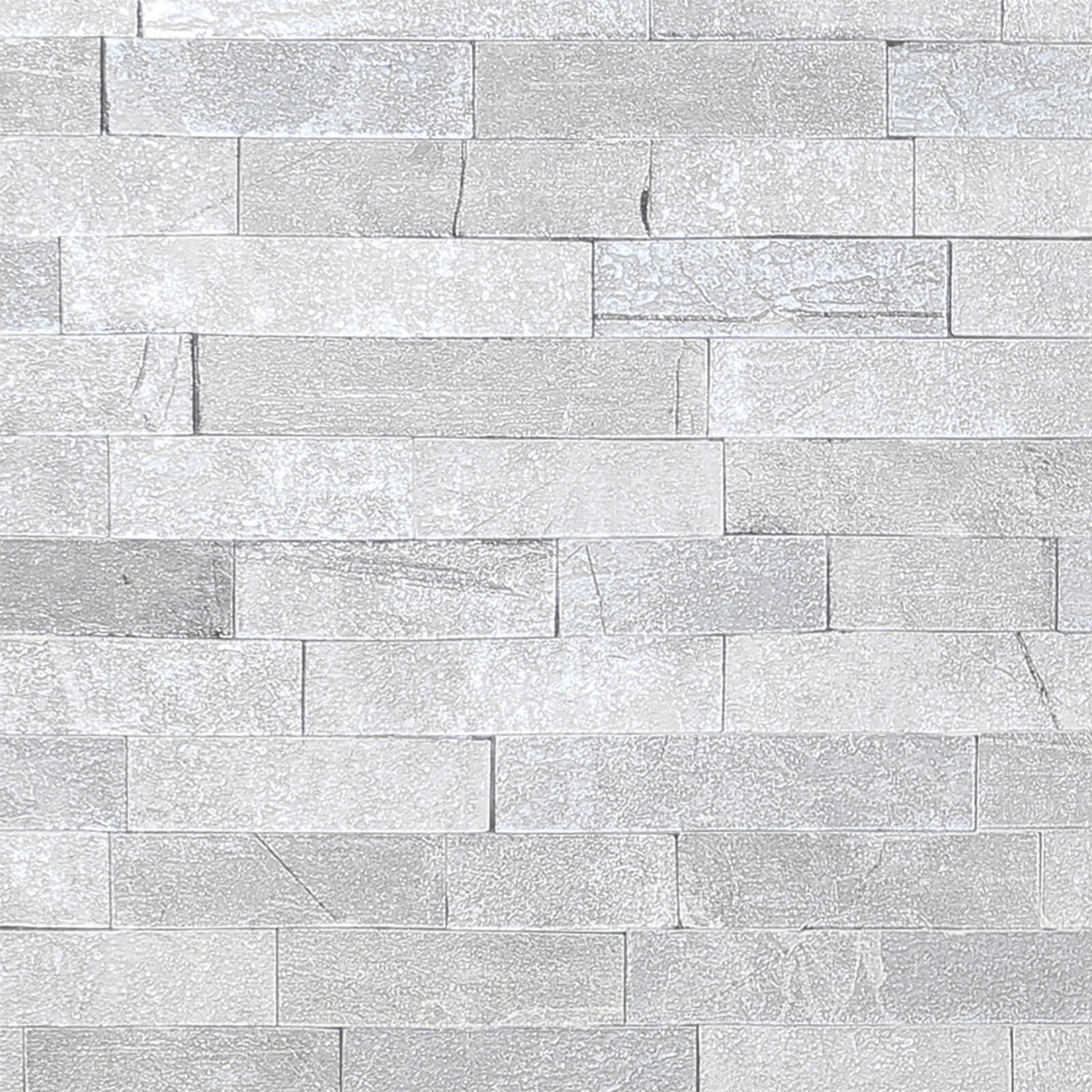 Arthouse Graphite Brick Textured Slate Grey Wallpaper | Homebase