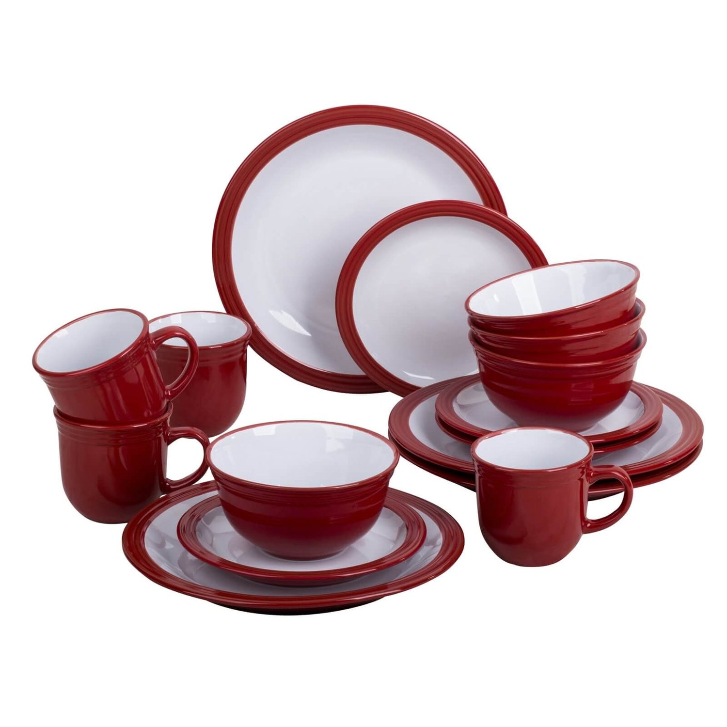 Red online dinner set