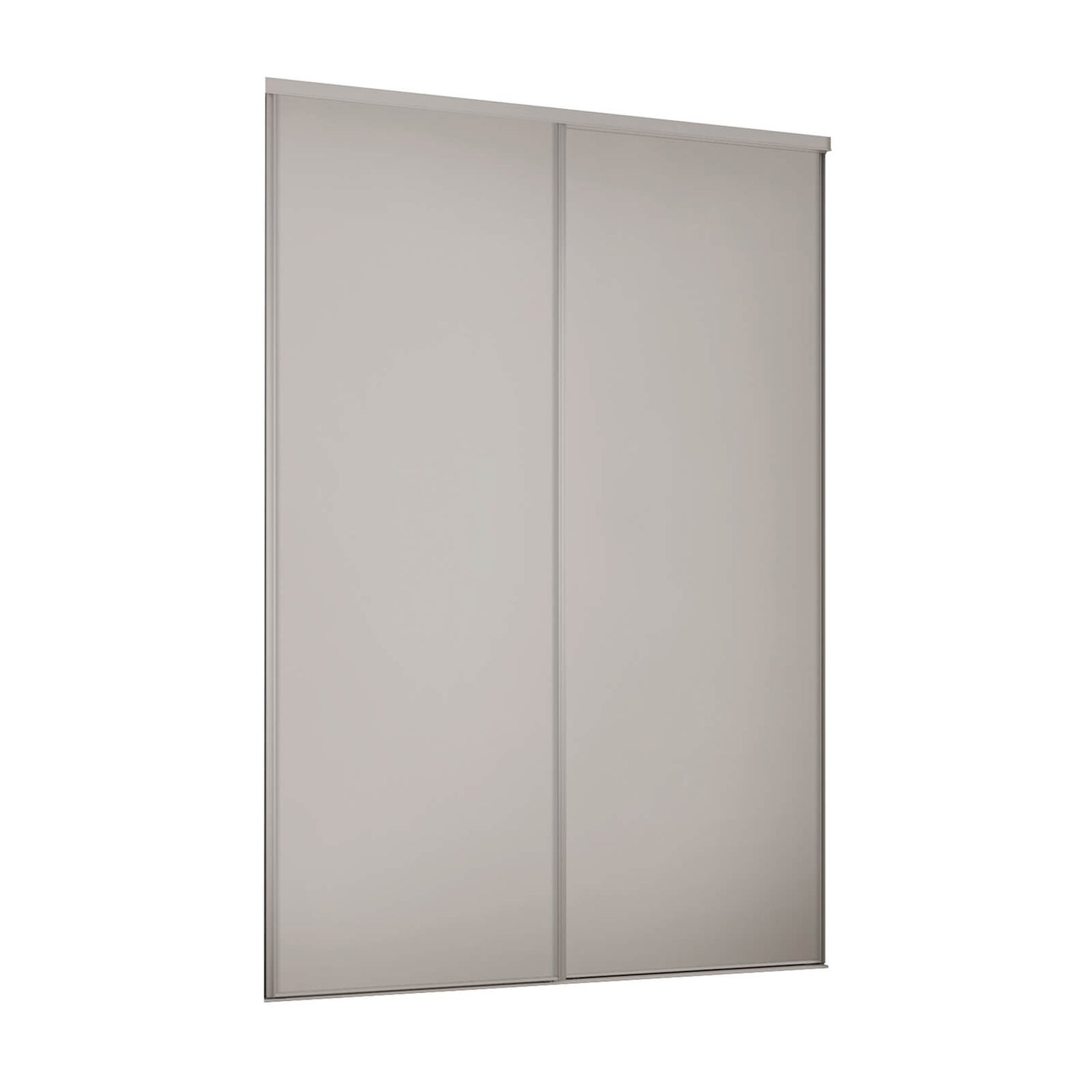 Classic 2 Door Sliding Wardrobe Kit Cashmere Panel W 1793 x H 2260mm