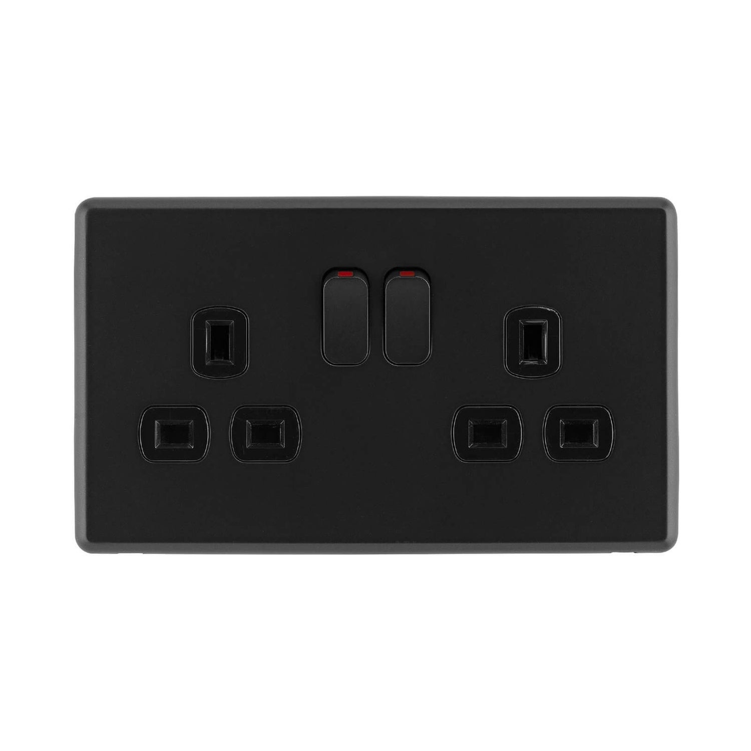 Matt black sale sockets