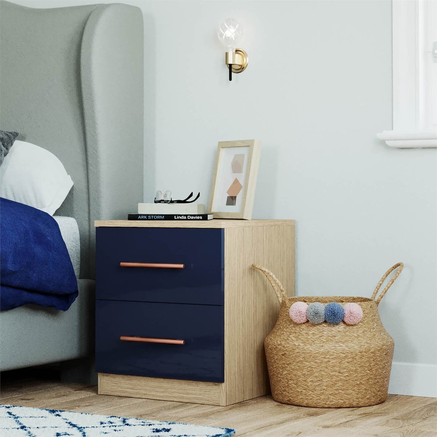 Homebase store bedside cabinets