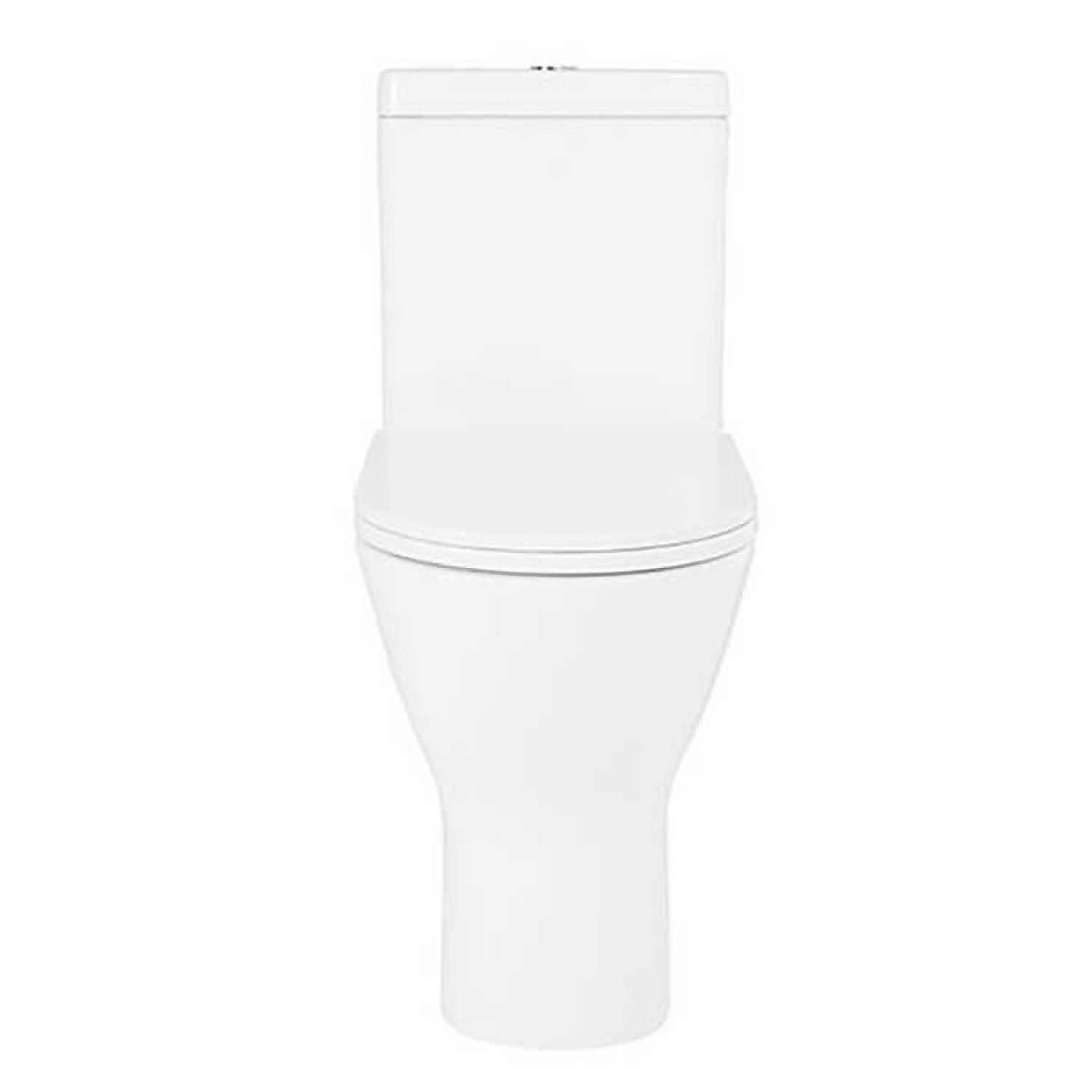 Falcon Comfort Rimless Open Back Close Coupled Toilet with Soft Close Toilet Seat