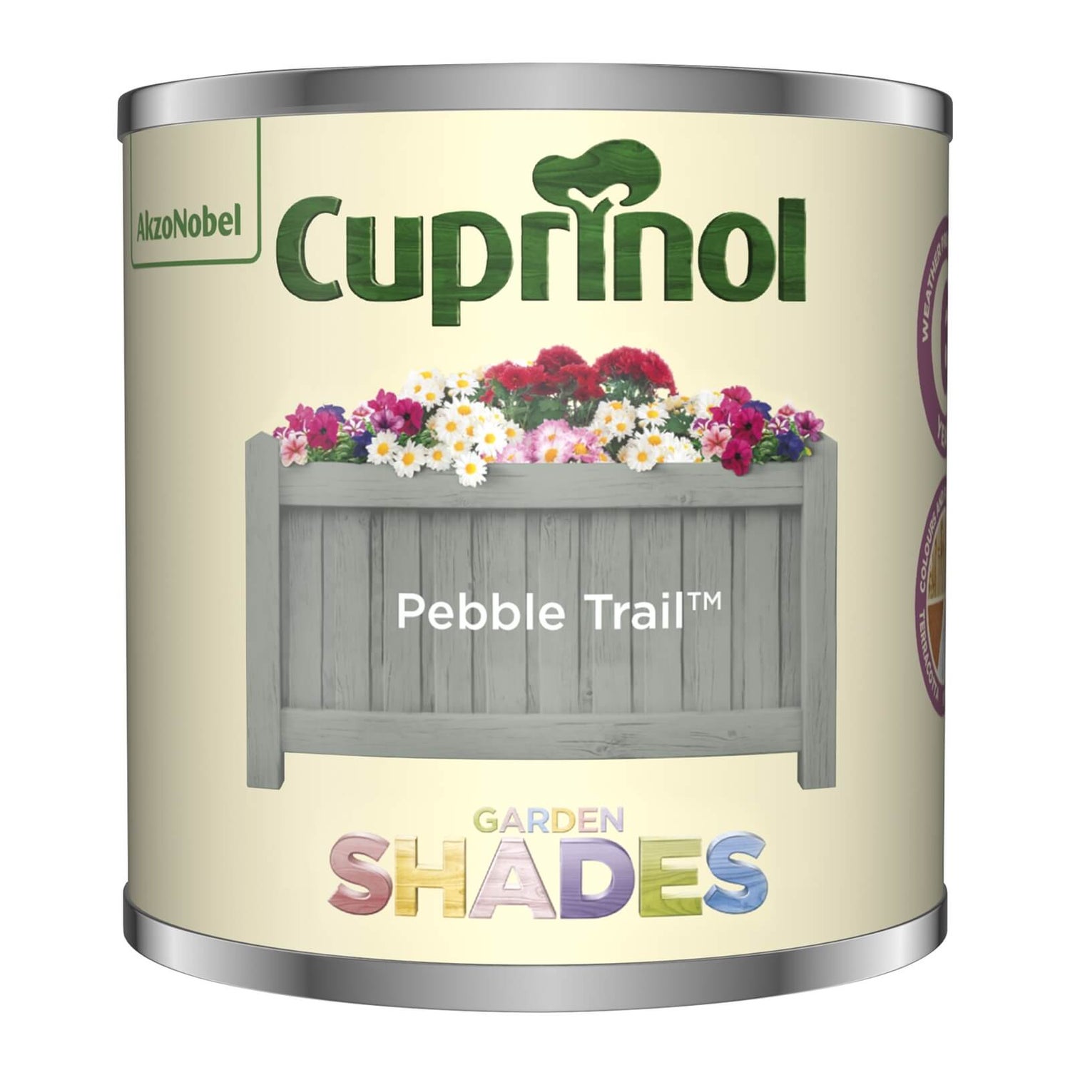 cuprinol garden shades tester pebble trail 125ml homebase