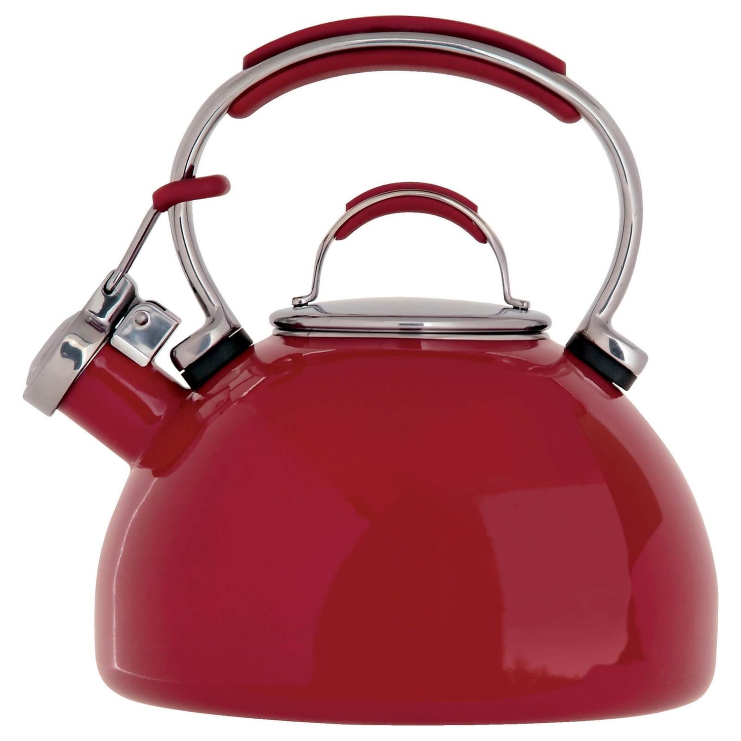 Stove Top Whistling Kettle Red