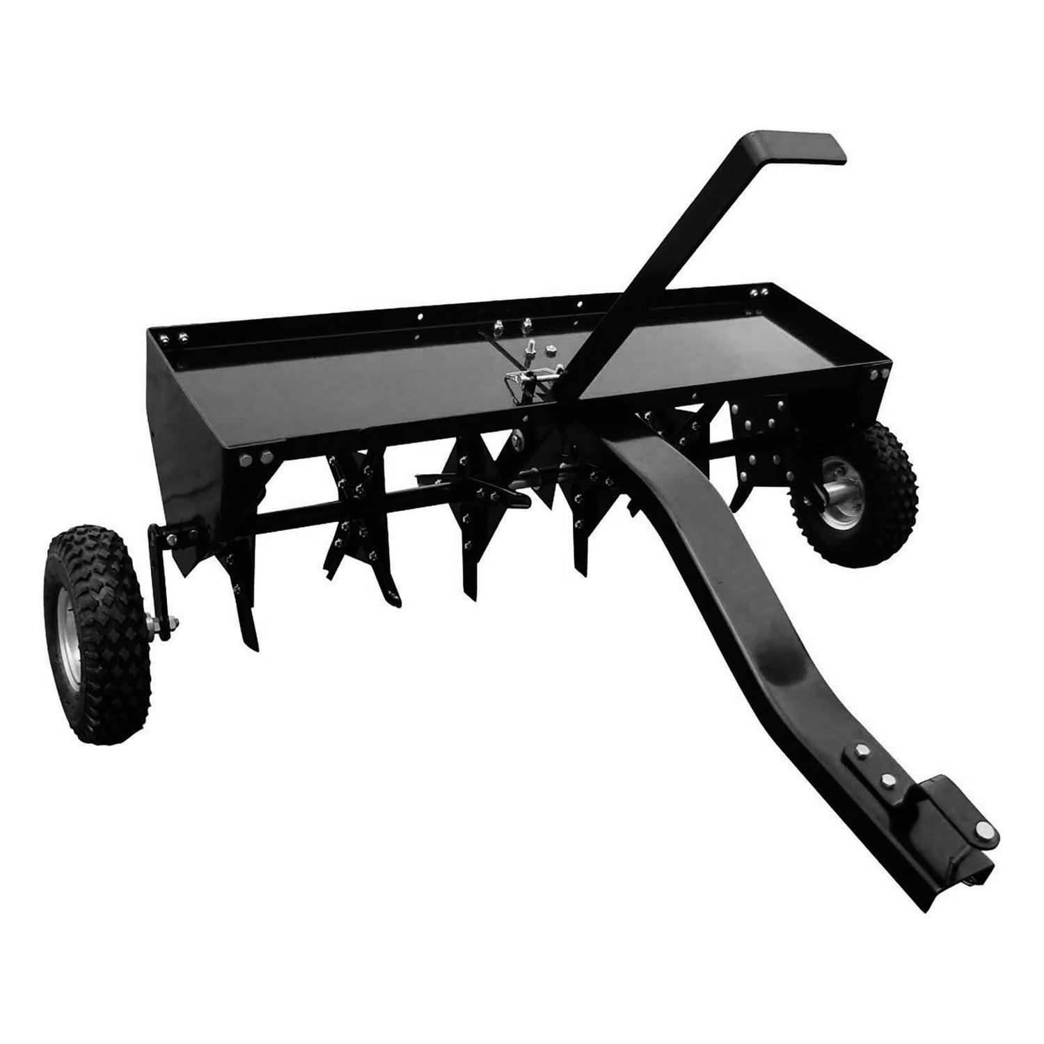 Lawn clearance aerator homebase