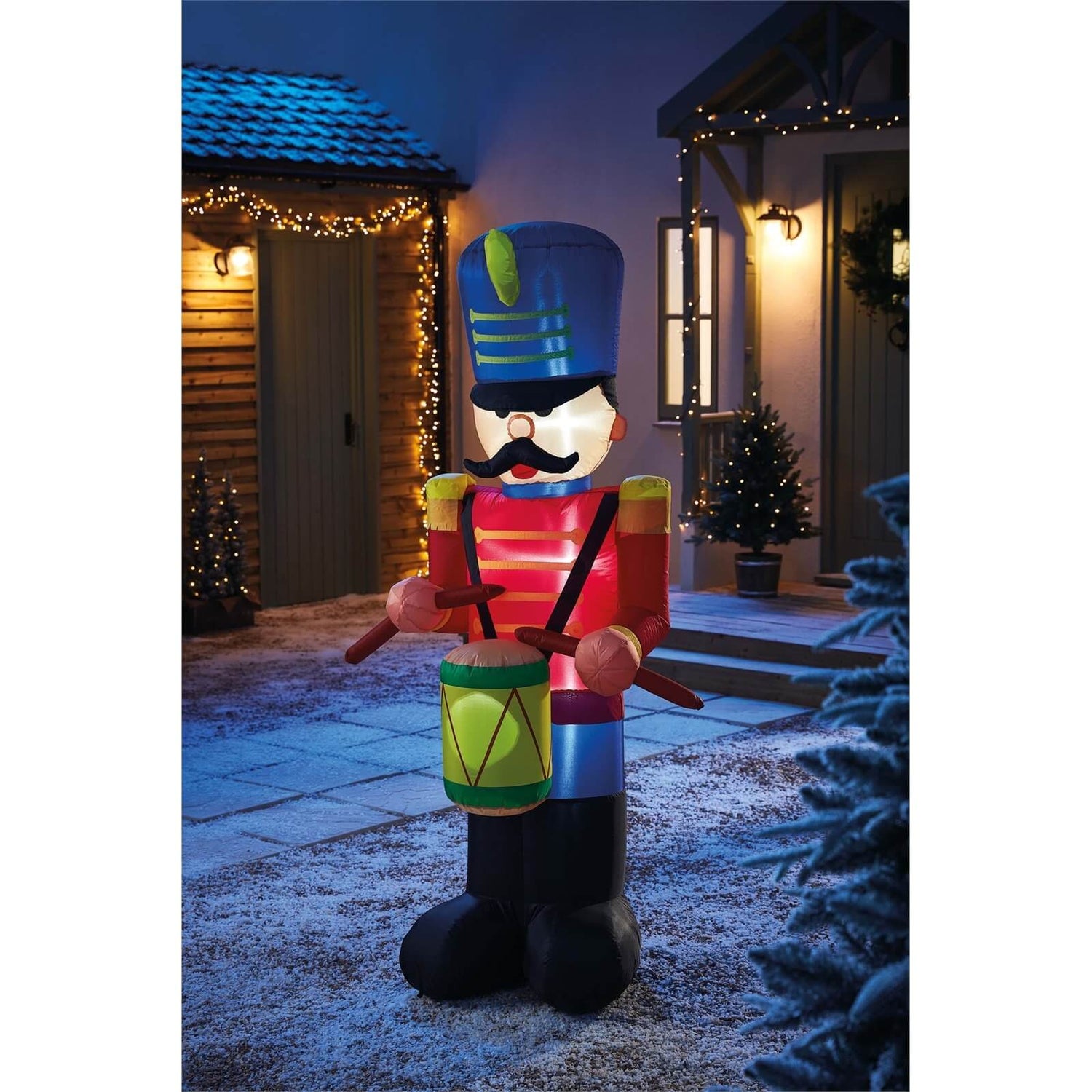 6ft (1.8m) Nutcracker Drummer Inflatable Homebase