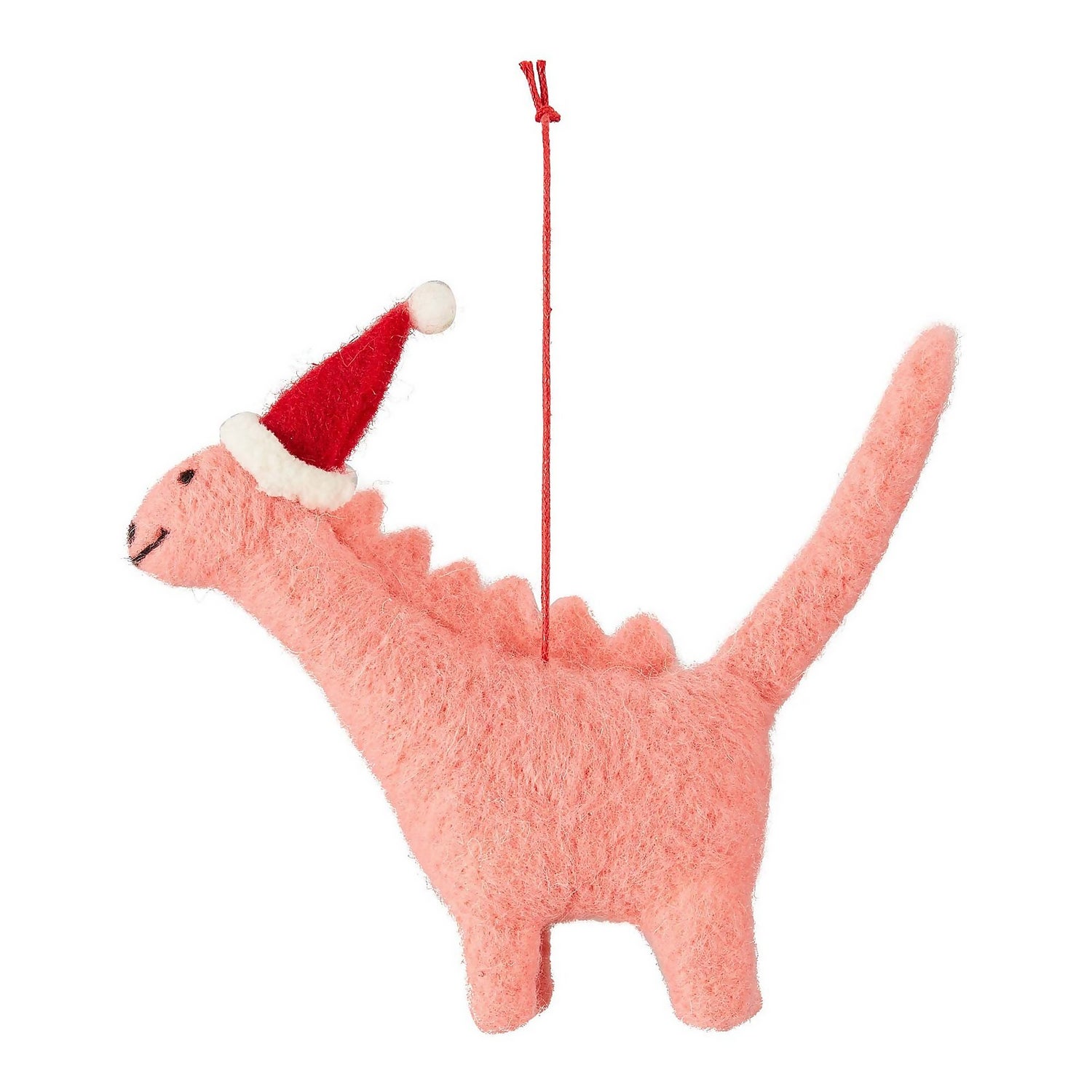 Pink dinosaur christmas ornament Clearance