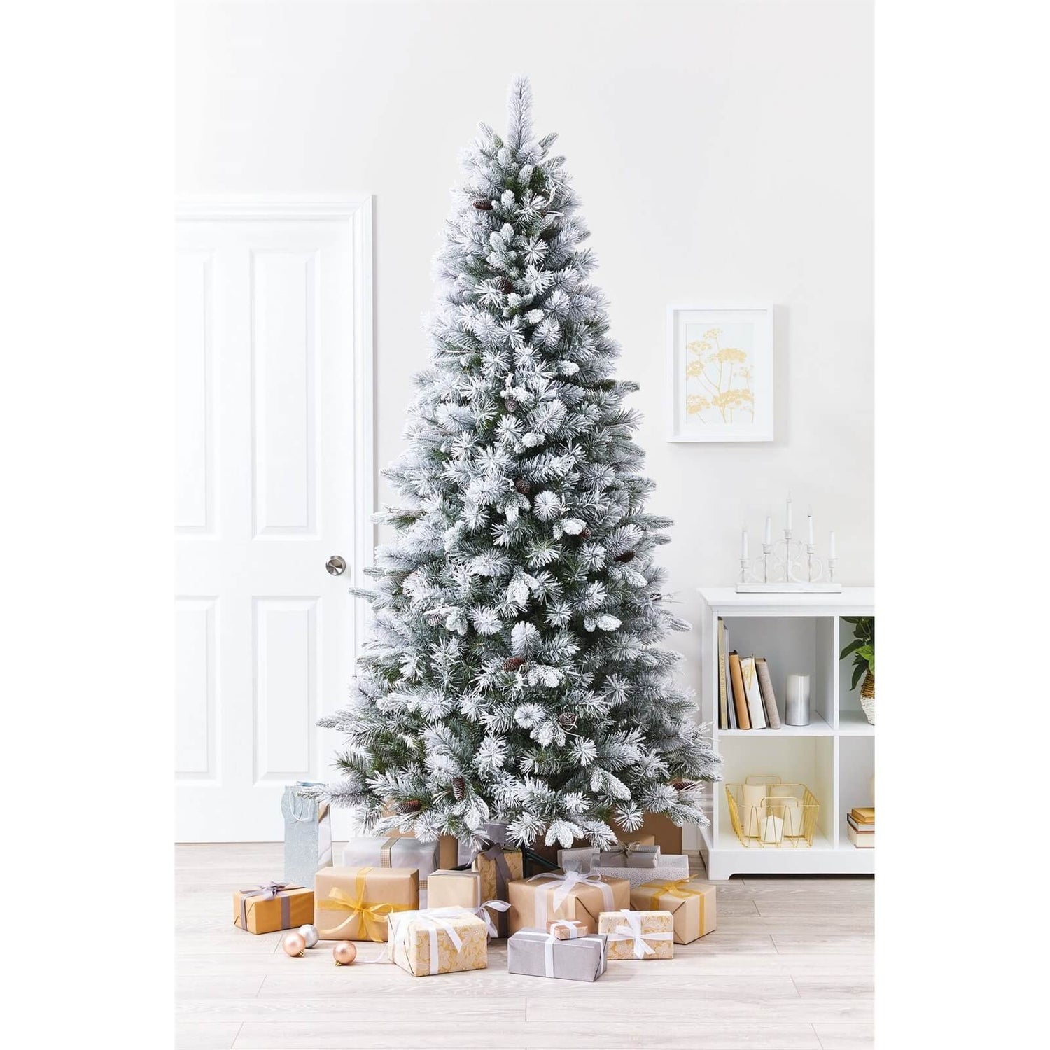 Homebase silver christmas tree clearance
