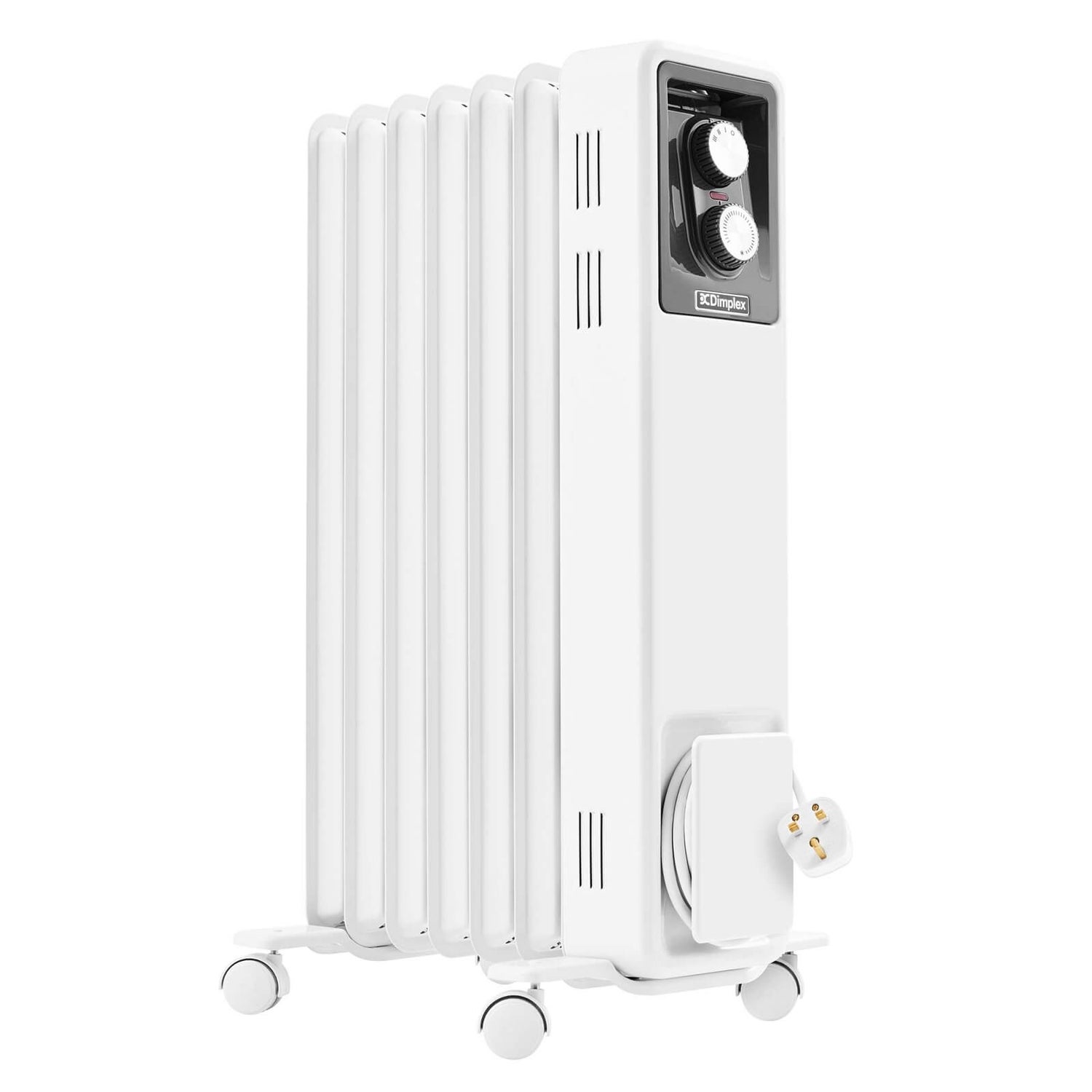Dimplex ECR15 Oil Free Radiator in White - 1500W | Homebase