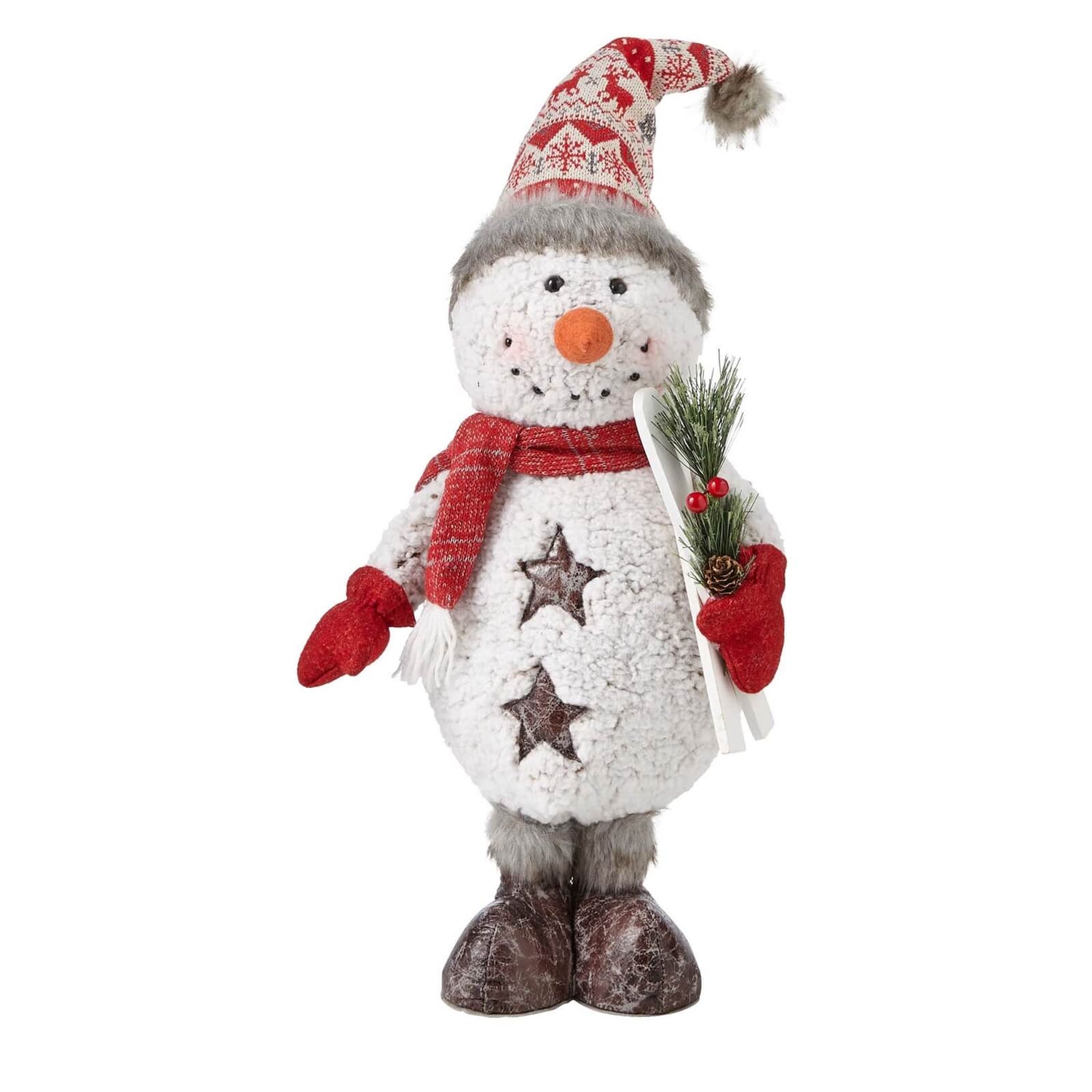 Standing christmas snowman