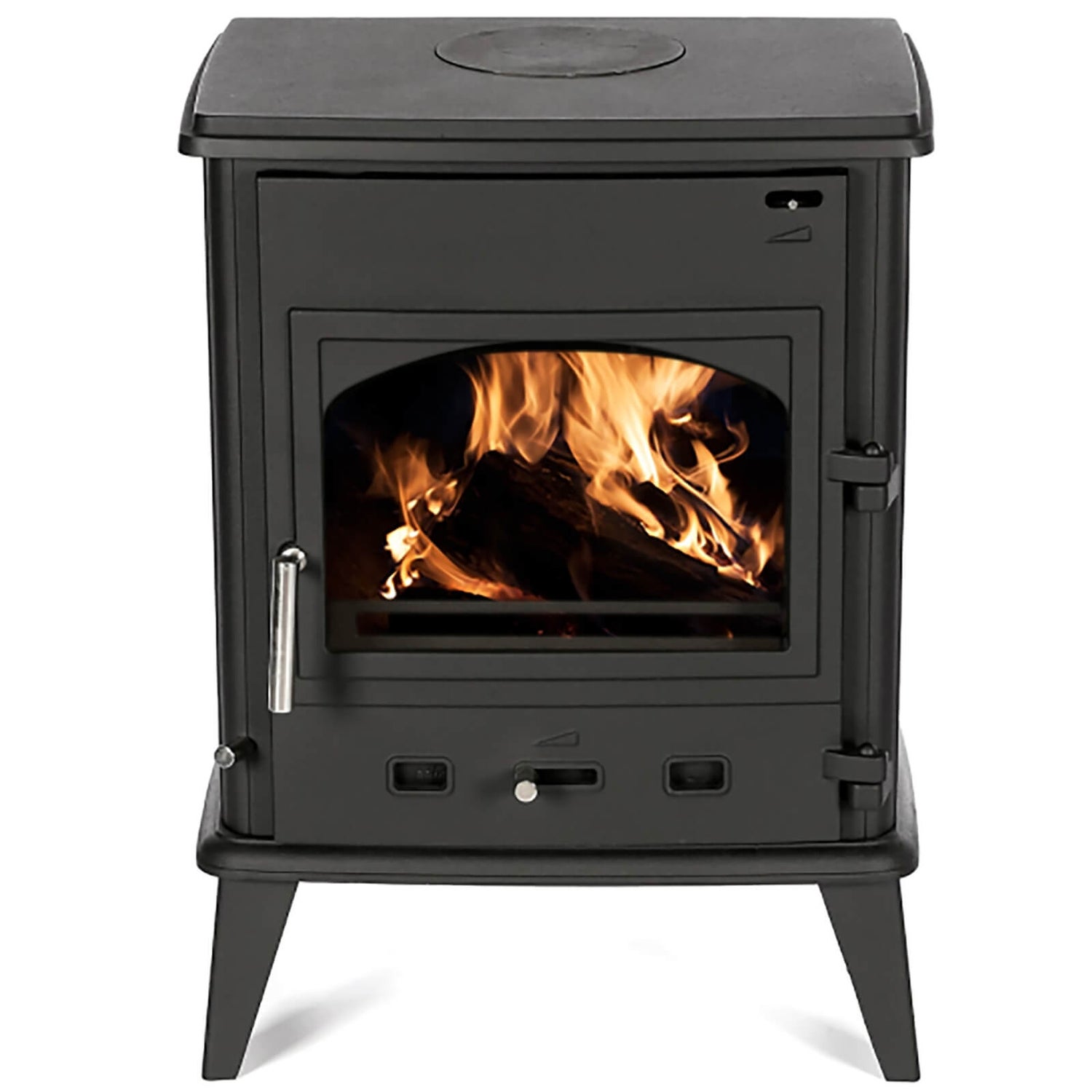 Hothouse Freestanding 4kW Multi-Fuel Stove - Black | Homebase