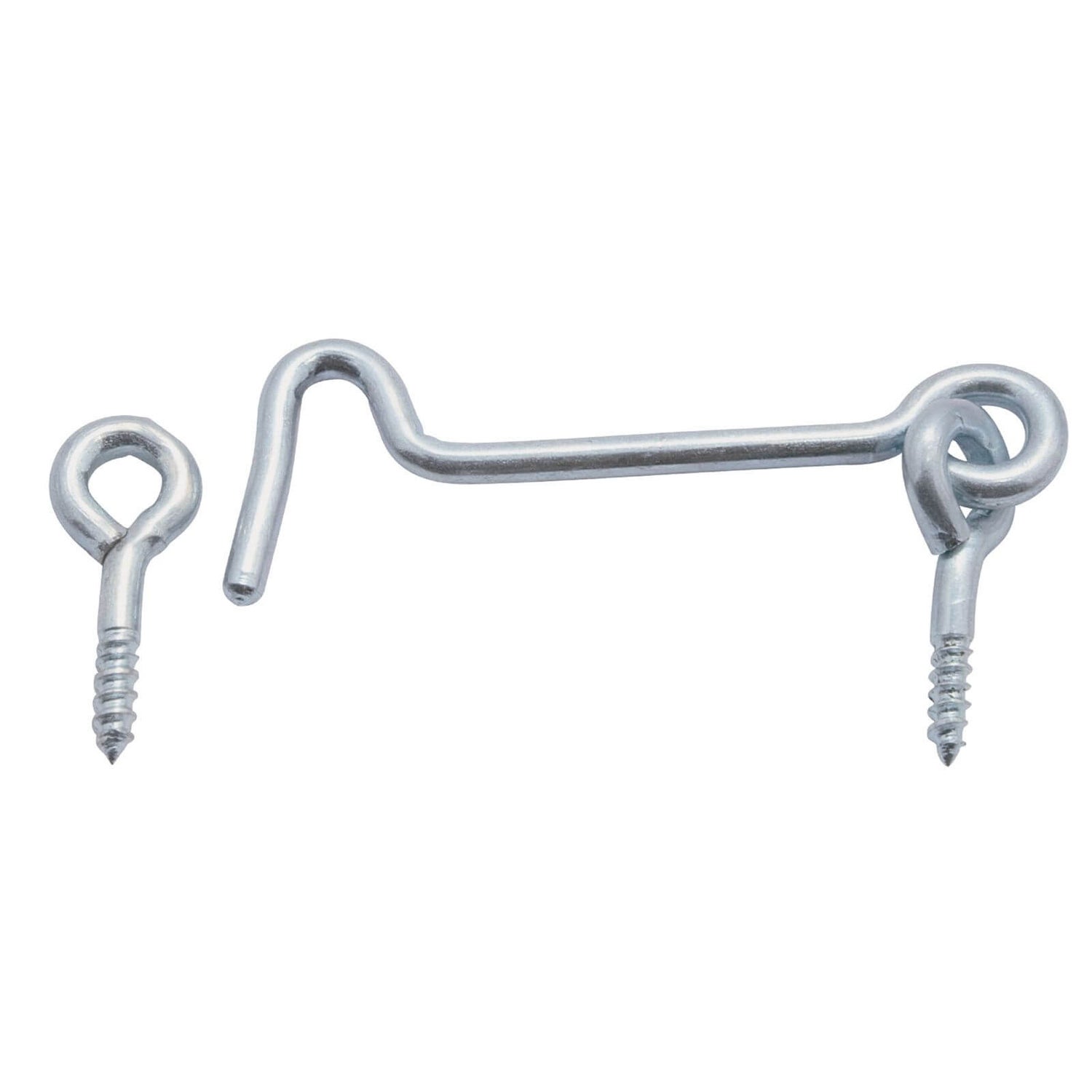 Gate Hook and Eye - Zinc Plate - 2 Pack