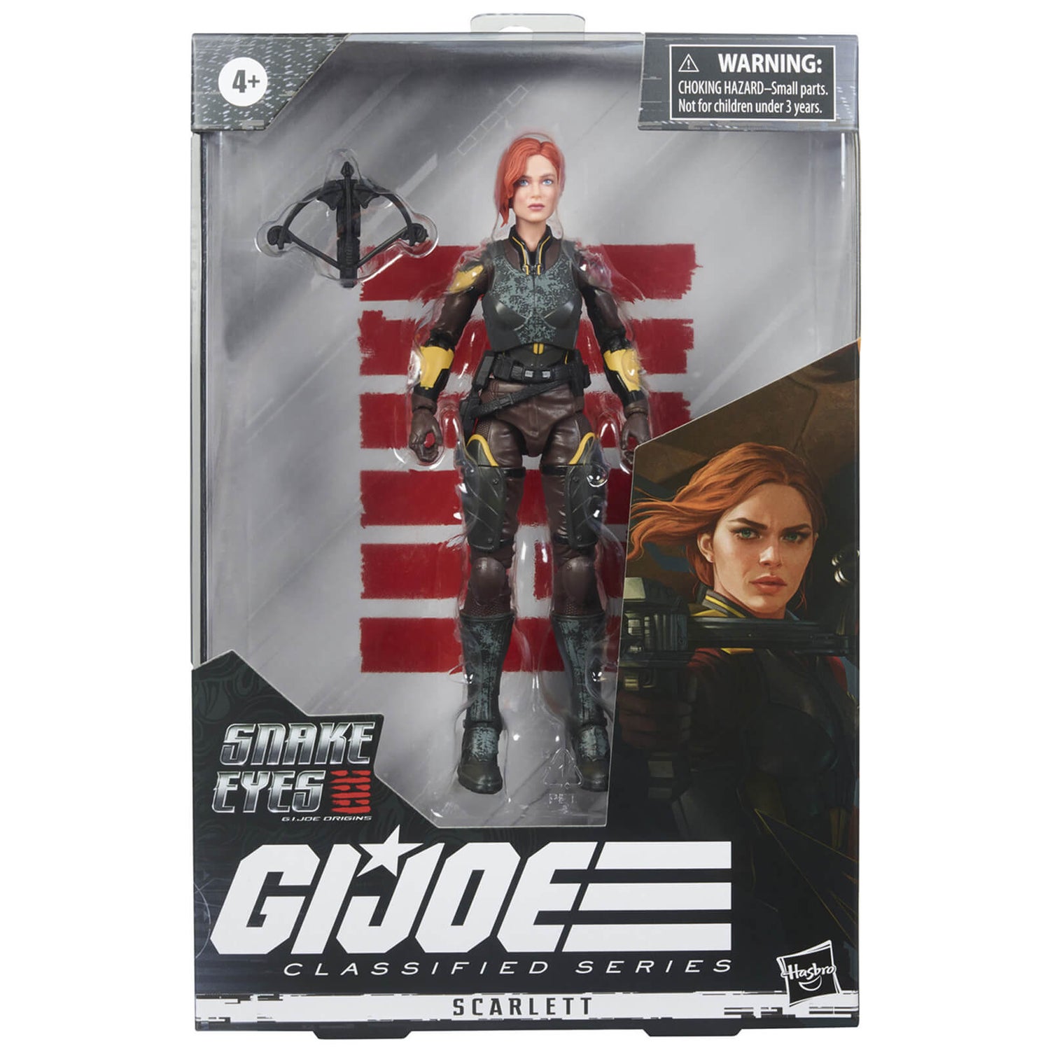 Hasbro G.I. Joe Classified Series Figurine articulée Snake Eyes : G.I. Joe Origins Figurine articulée Scarlett