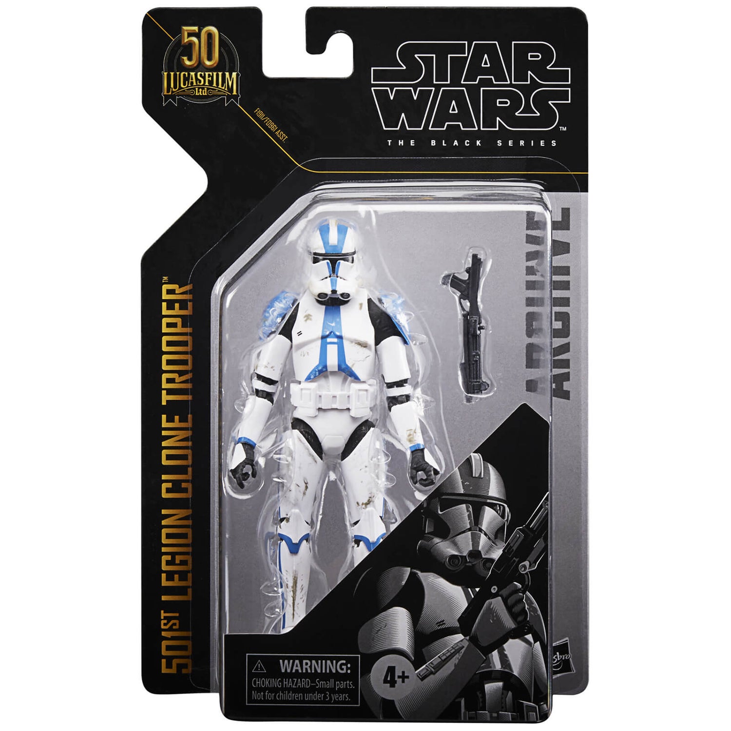 Figurine de Collection 501st Legion Clone Trooper - Hasbro Star Wars The Black Series Archive