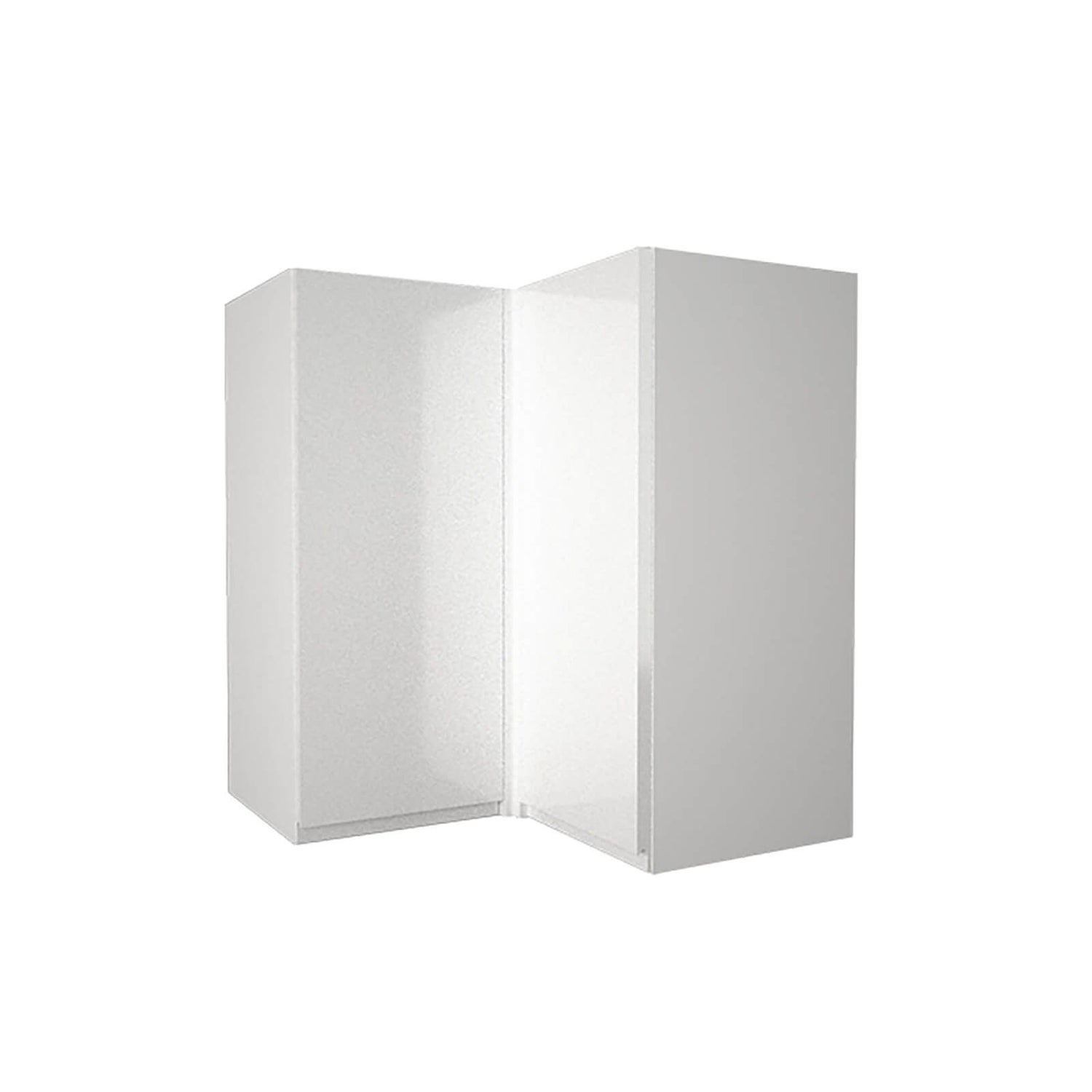 White gloss kitchen cheap corner wall unit