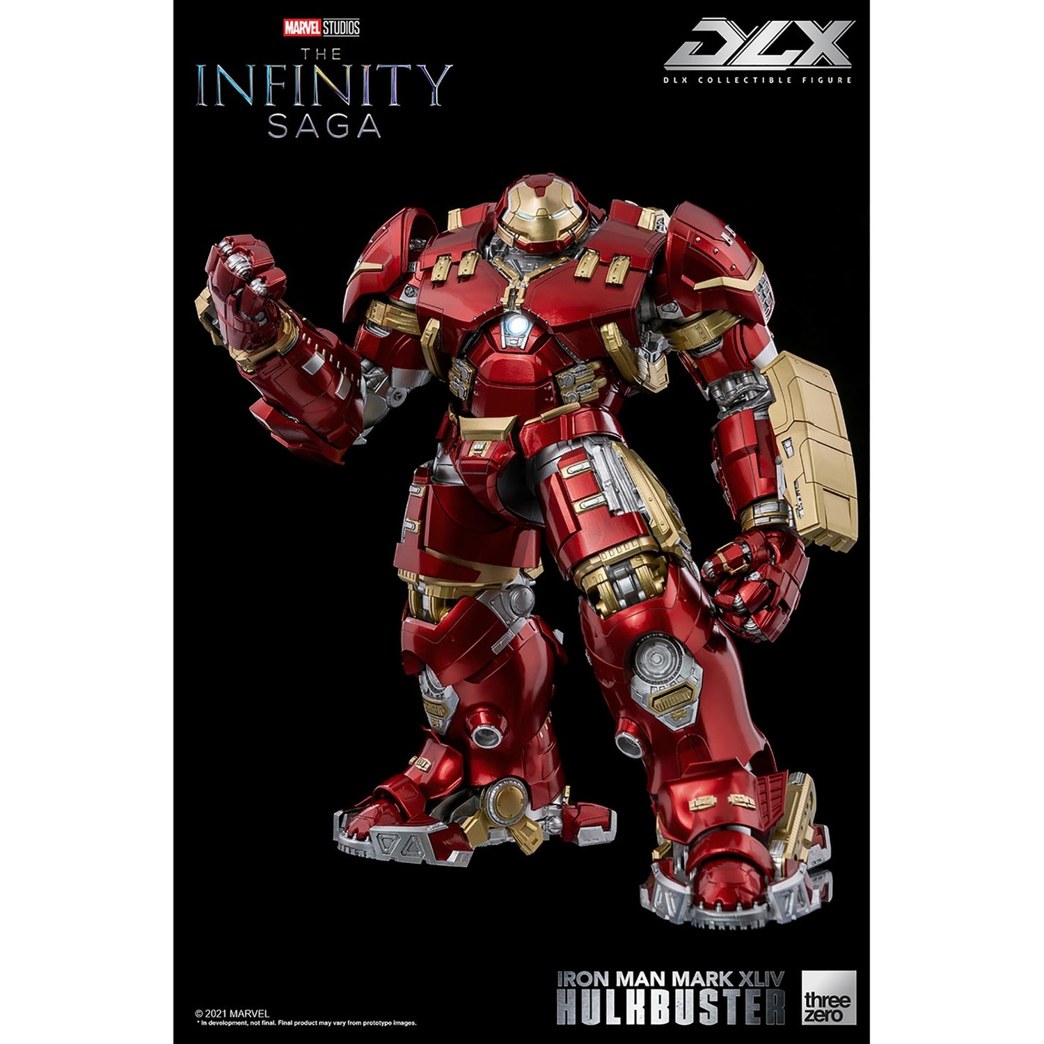 ThreeZero Marvel Avengers Infinity Saga DLX Iron Man Mark 44 Hulkbuster 1:12th Scale Collectible Figure