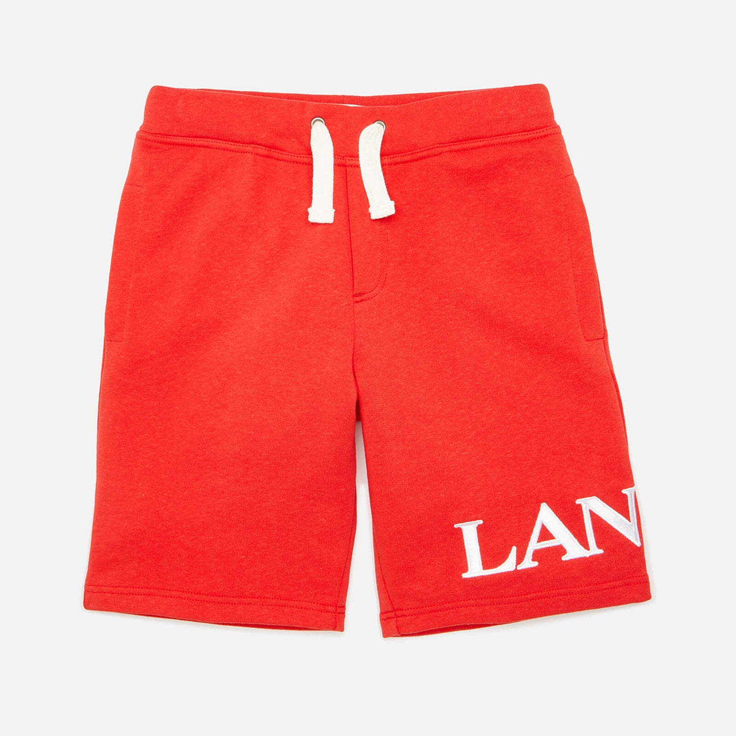 Lanvin Boys' Logo Shorts - Bright Red - 8 Years