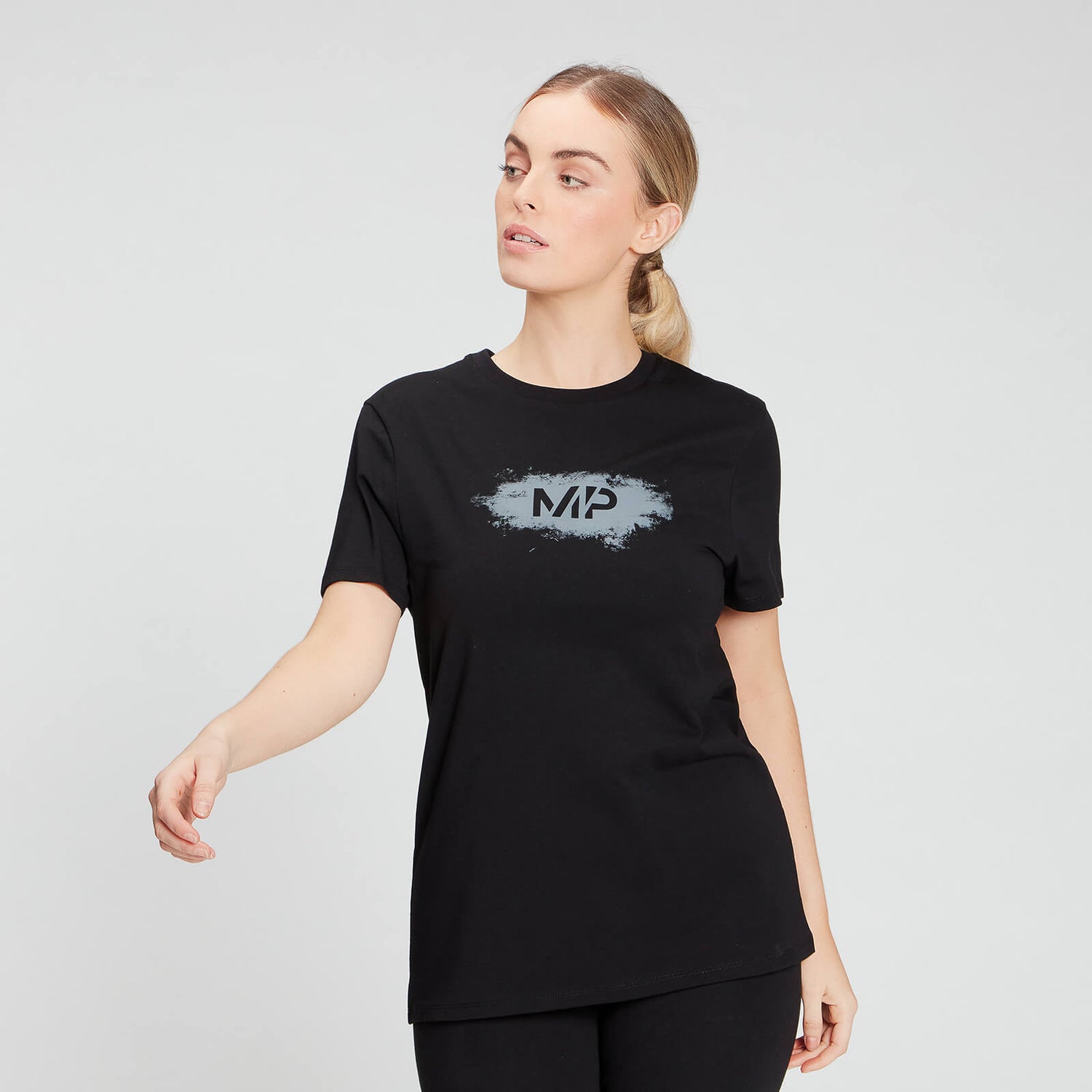 MP Women's Chalk Graphic T-Shirt - Black - XXS