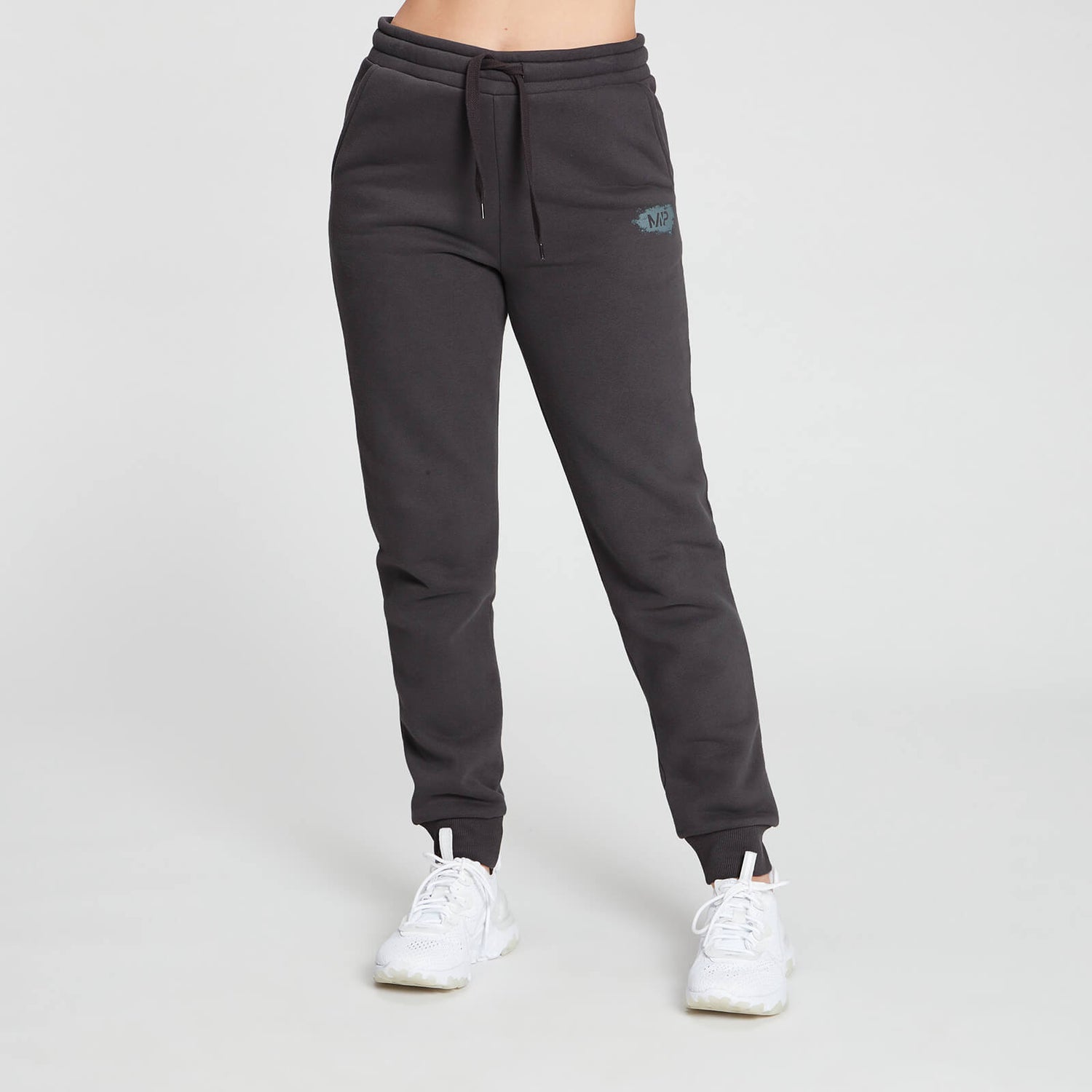 MP Women's Chalk Graphic Joggers - Carbon - S