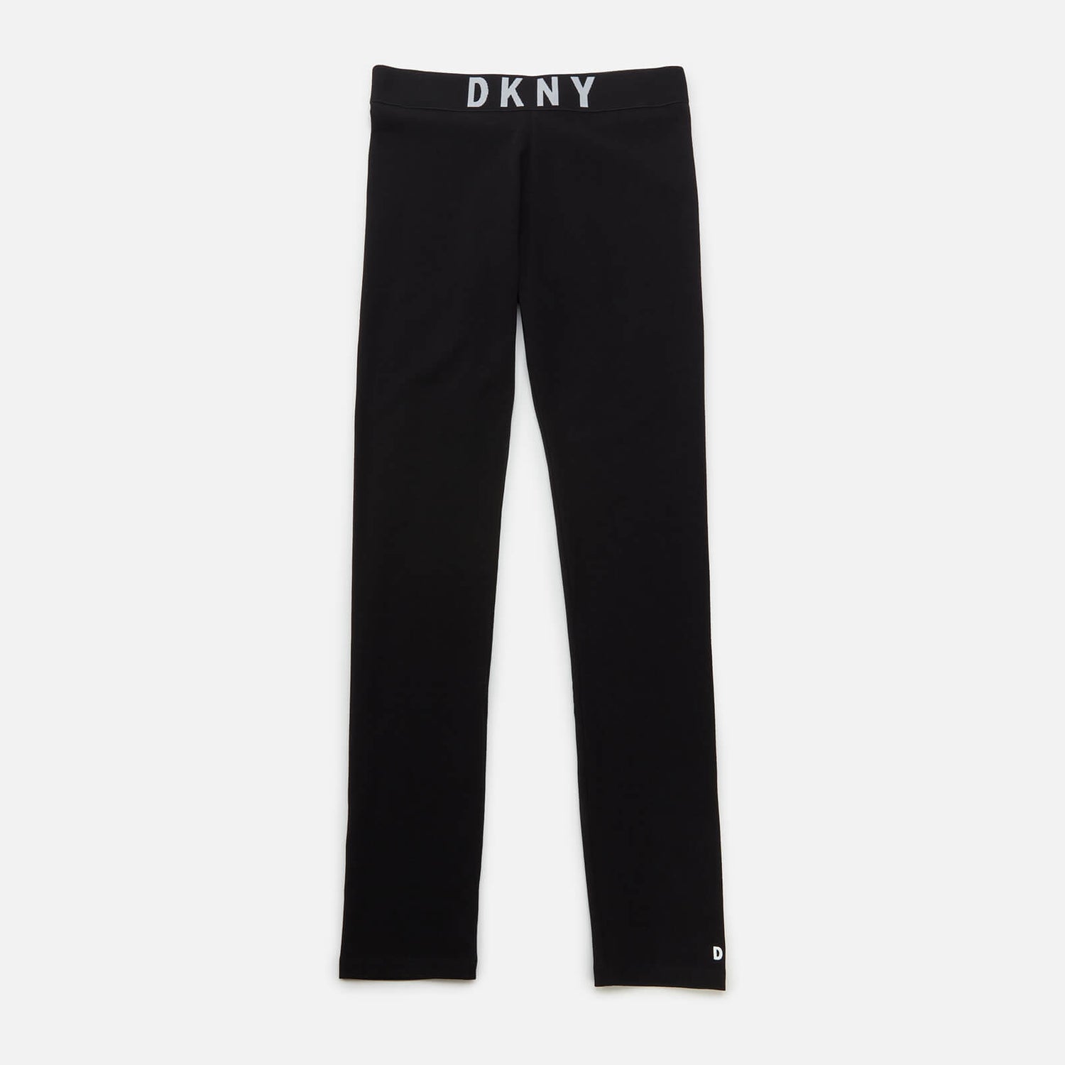 DKNY Girls' Logo Leggings - Black