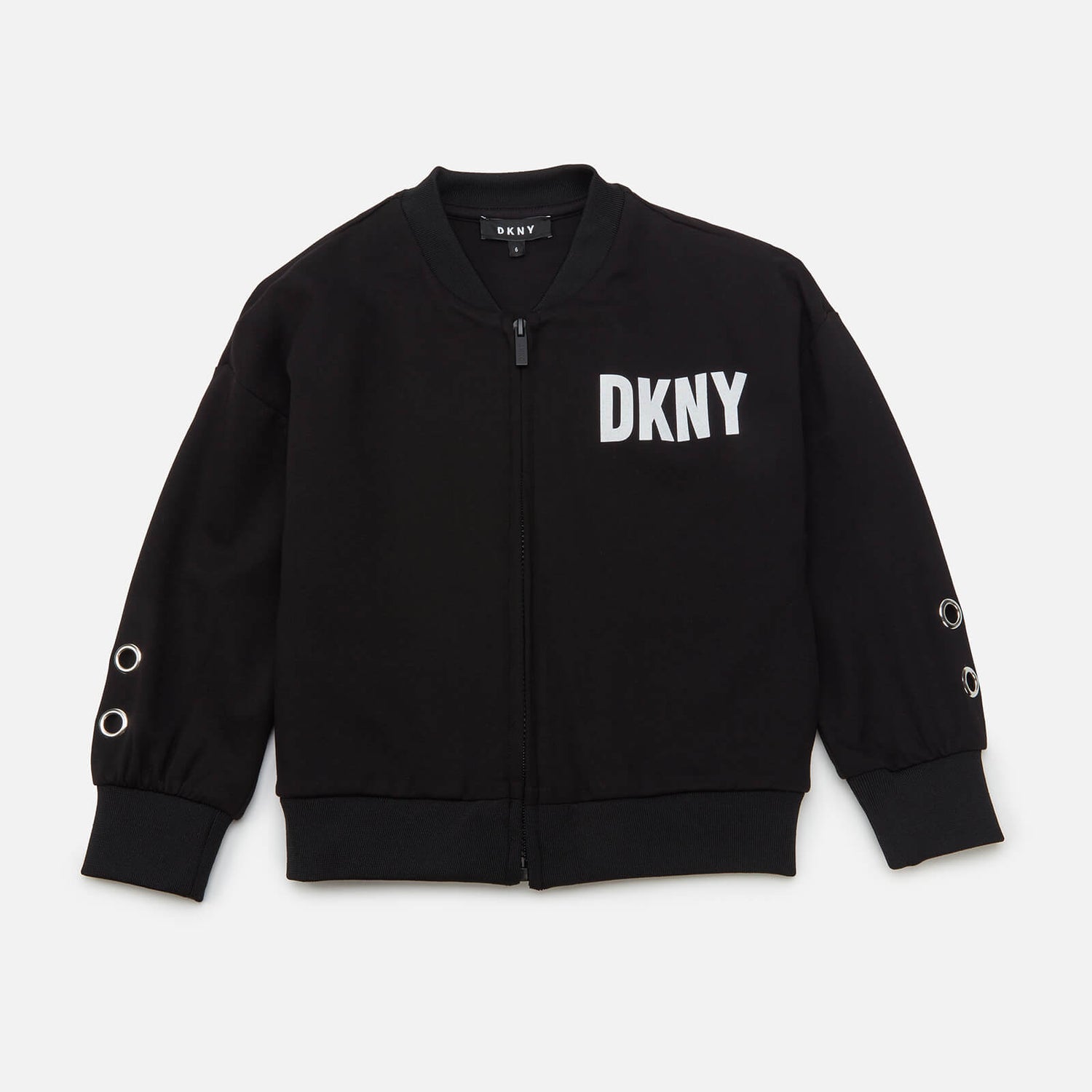 DKNY Girls' Zip Through Jacket - Black