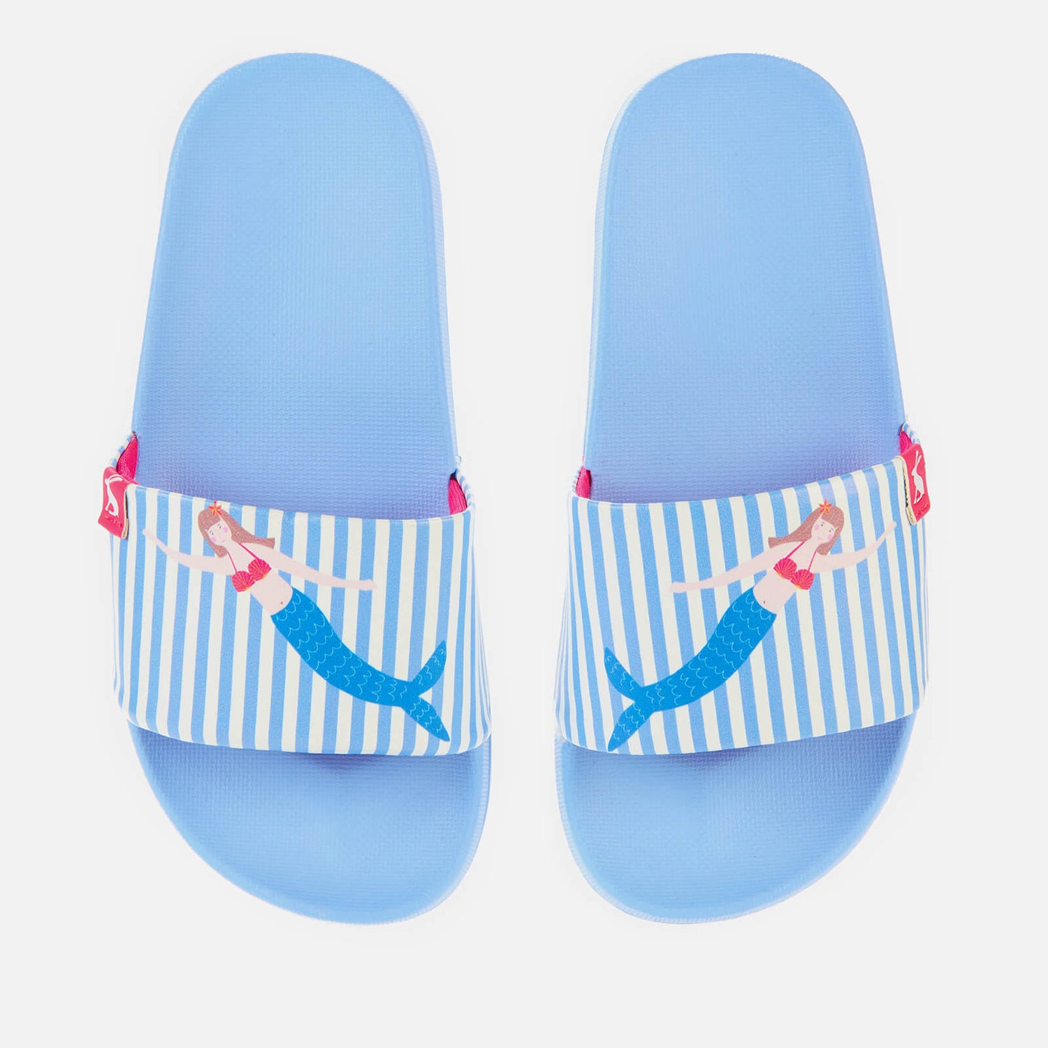 Joules Kids' Poolside Sliders - Mermaid