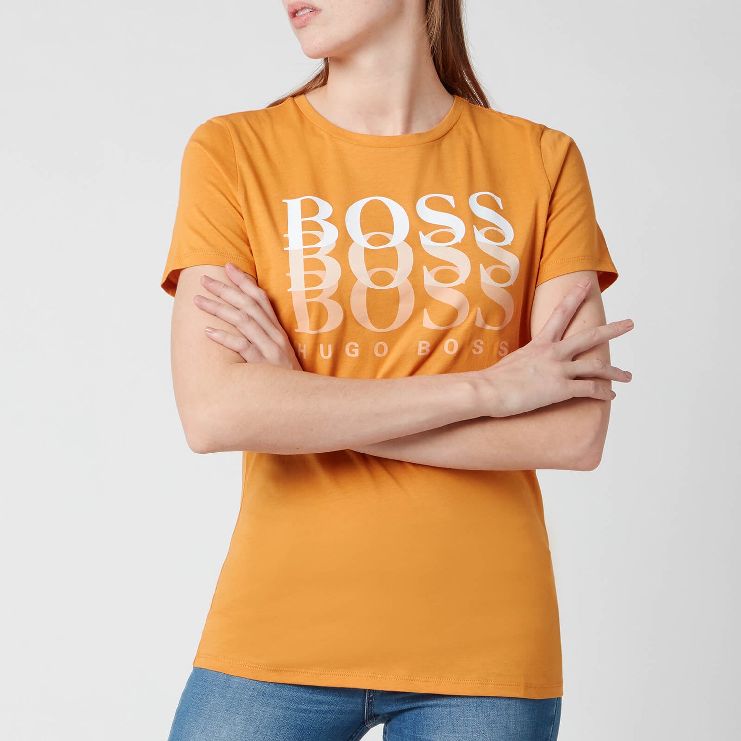 BOSS Women's Eloga1 T-Shirt - Open Yellow